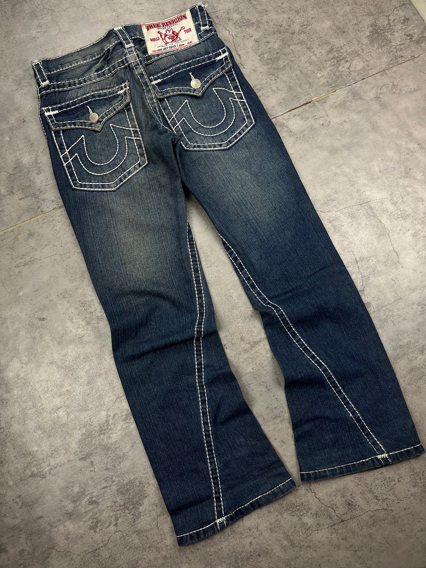 Y2K Retro True Religion Bootcut Flare Jeans Low Rise Vintage