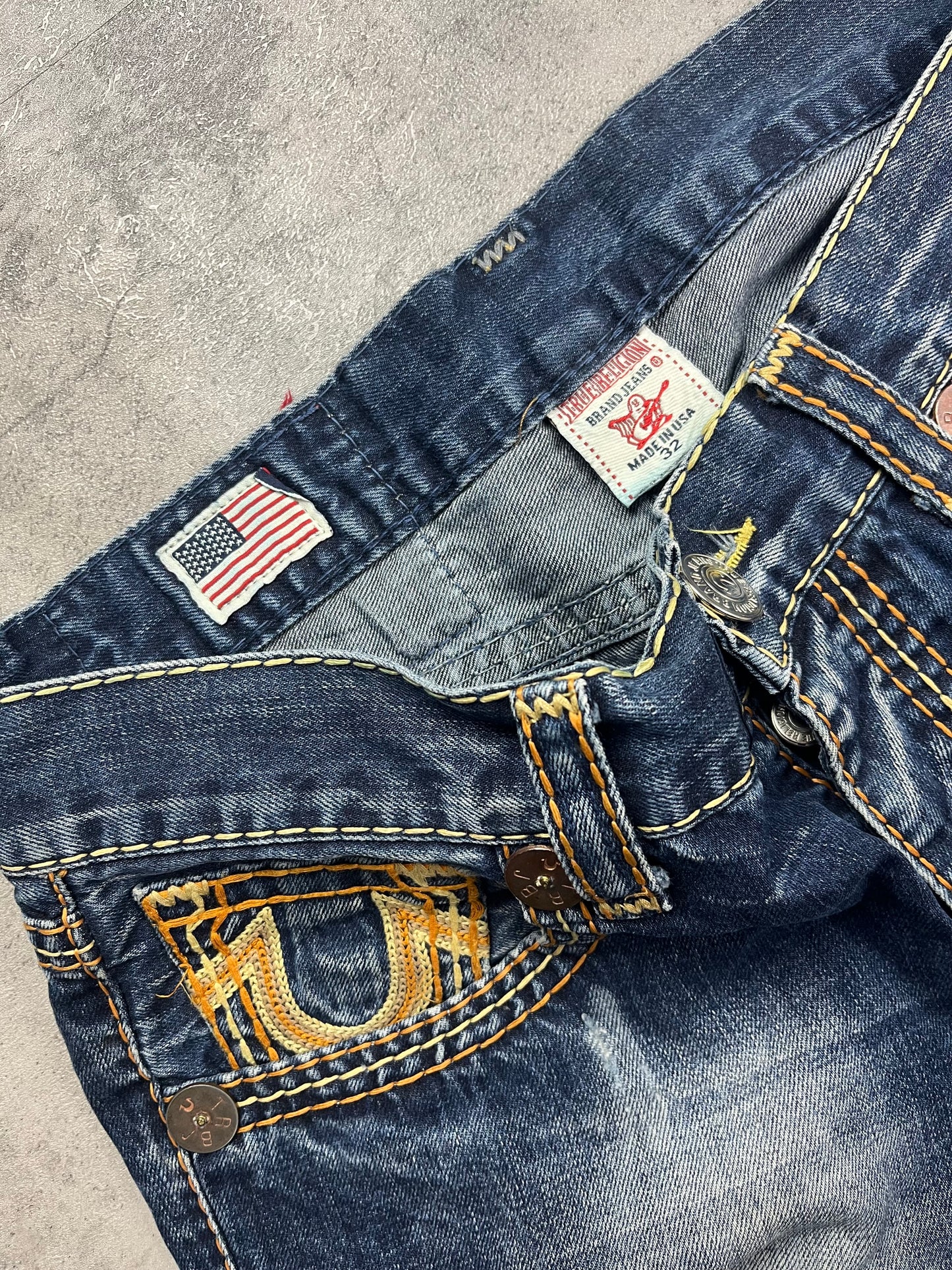Vintage Y2k Baggy True Religion Jeans