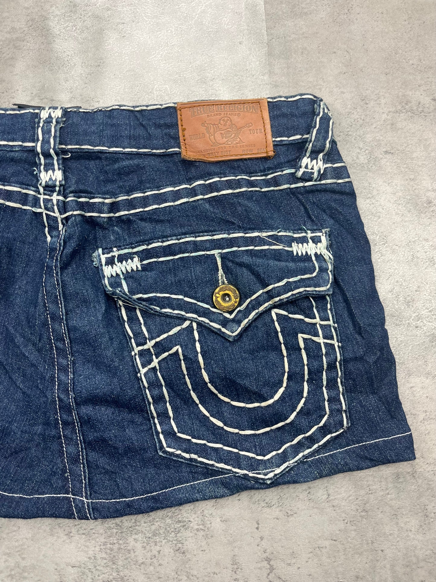 Mini True Religion Jeans Rock Vintage Y2k