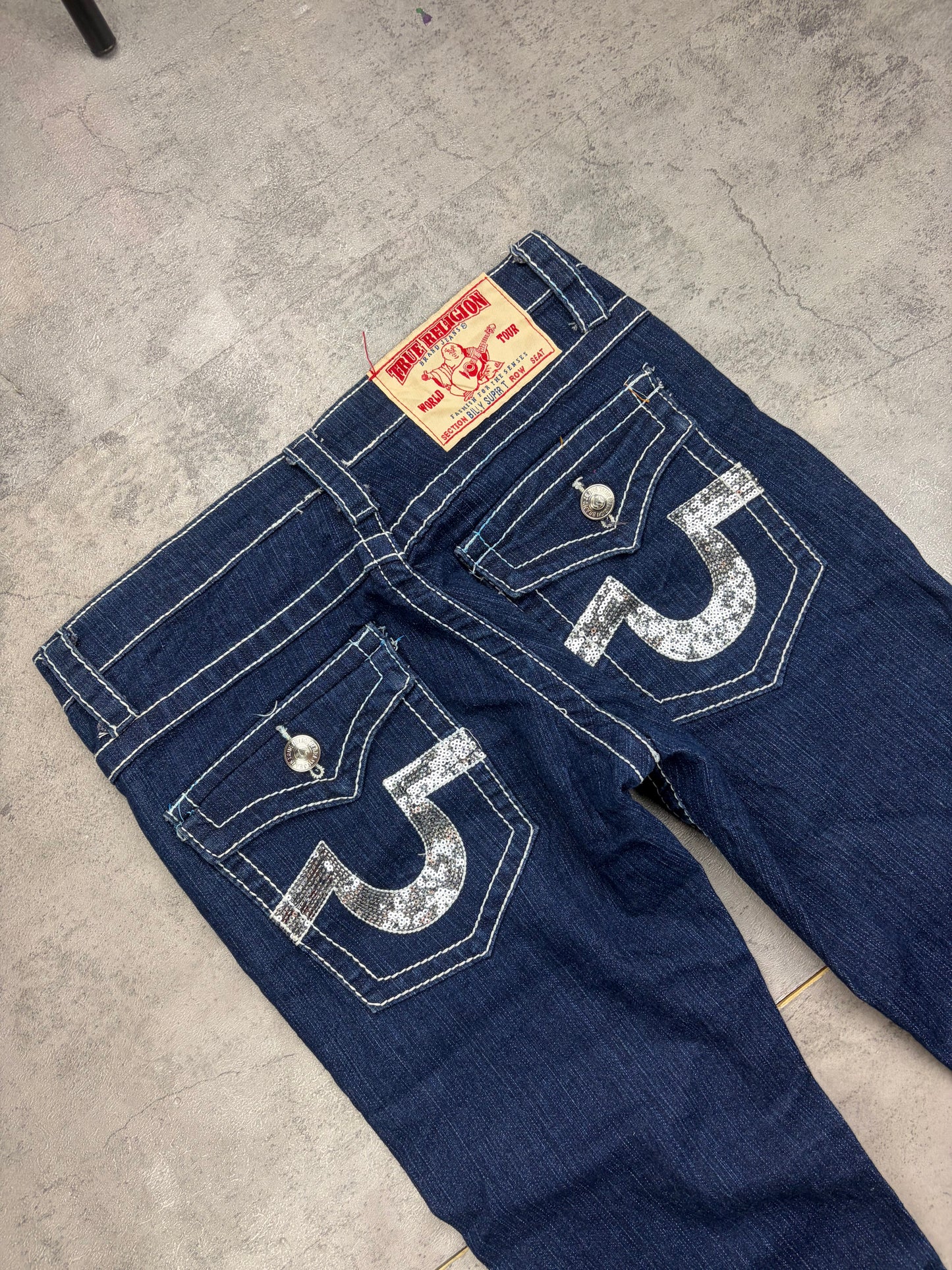 True Religion Vintage Low Rise Bootcut Denim