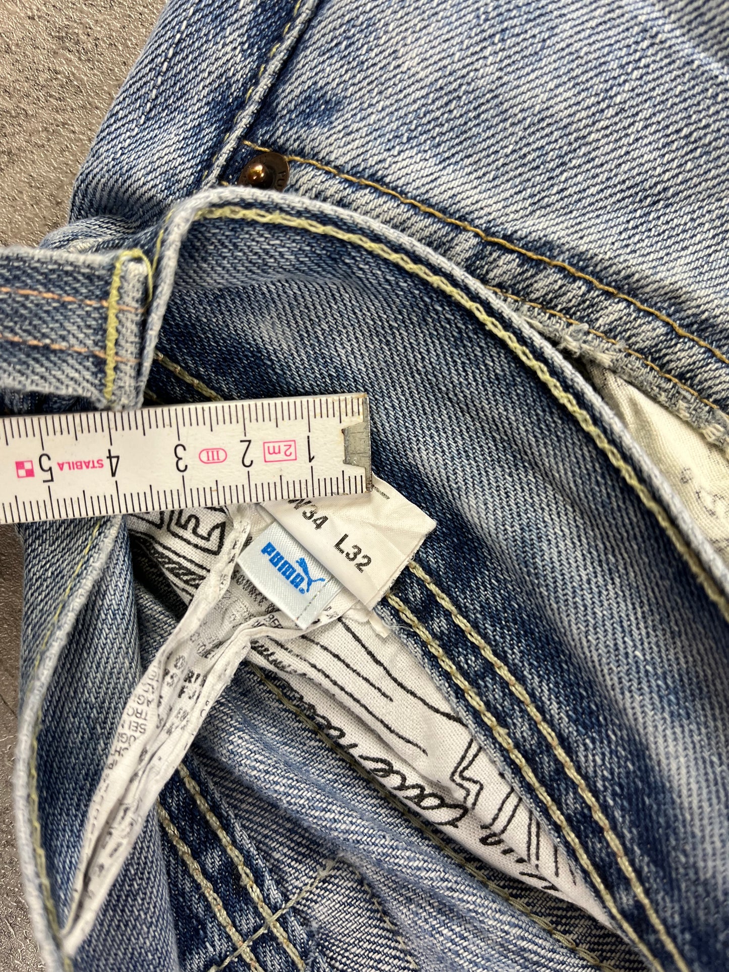 Evisu x Puma Baggy Jeans W34