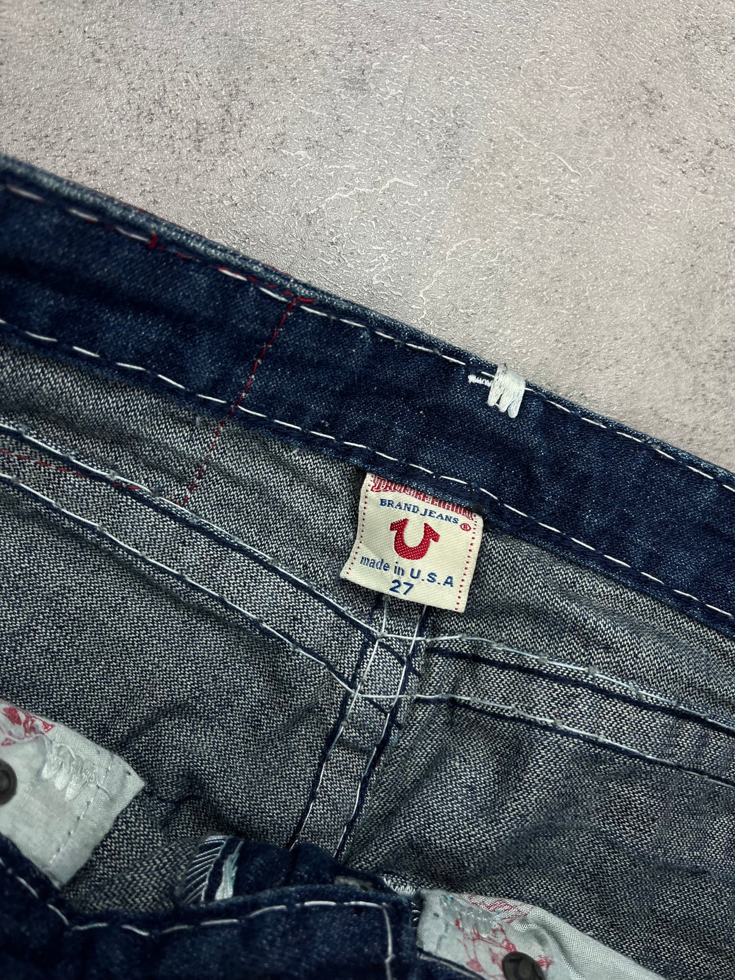 True Religion Bootcut Baggy Straight Jeans Y2k Vintage