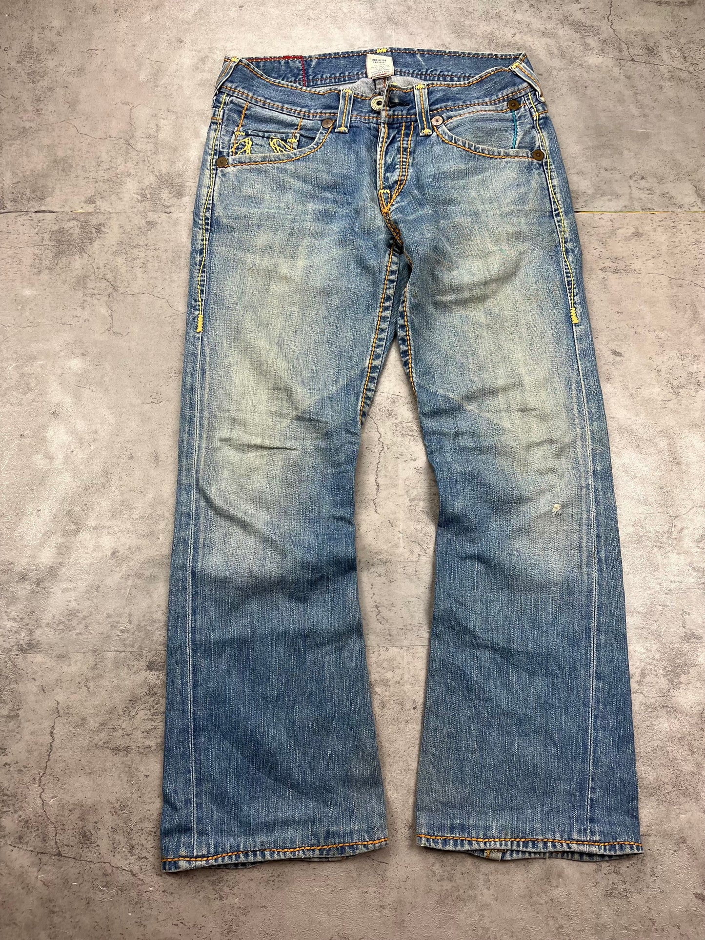 Vintage Y2k Bootcut Baggy Flared True Religion Jeans