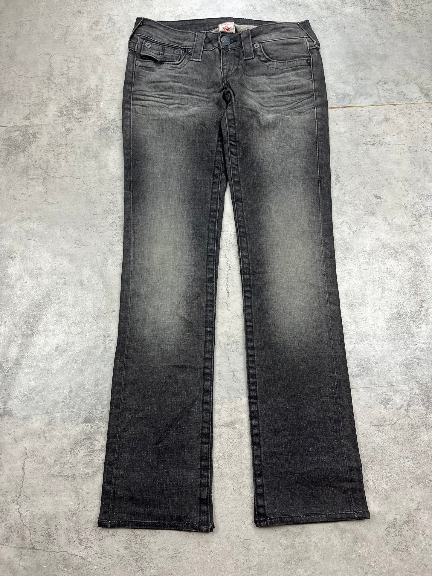 Black Vintage Bootcut True Religion Jeans
