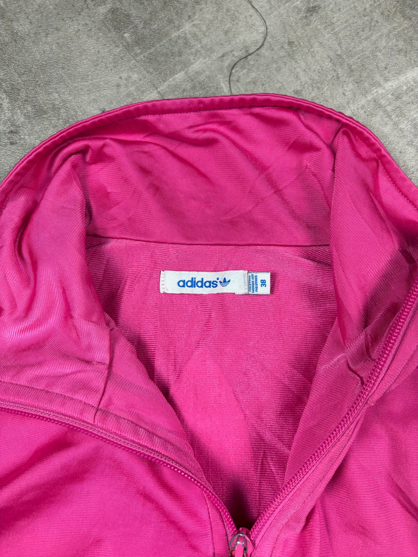 Vintage Adidas Firebird Jacke pink