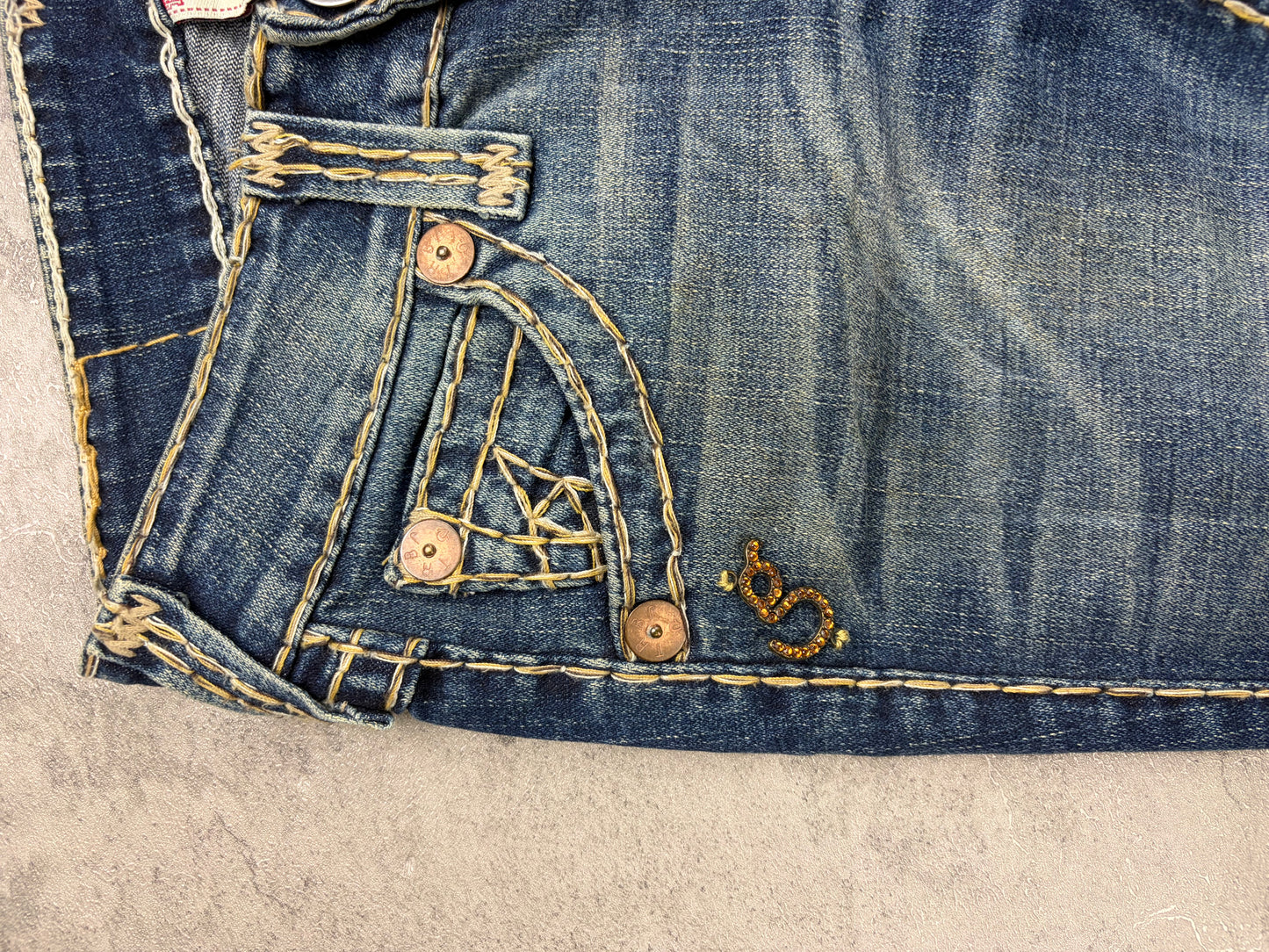 True Religion Low Rise Bootcut Denim