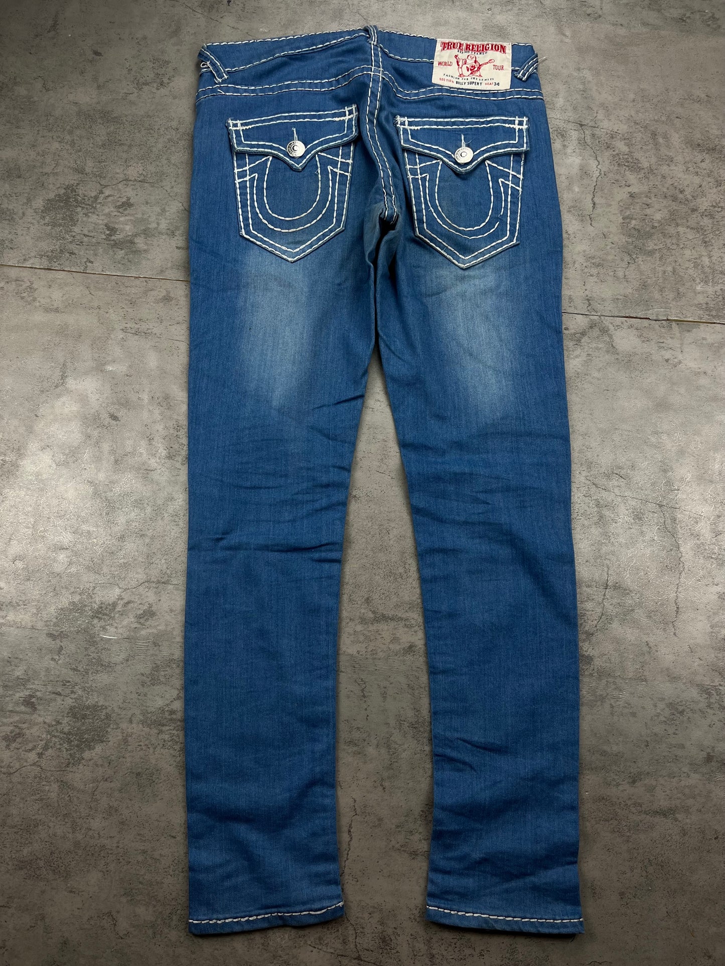 Vintage Y2k True Religion Skinny Straight Jeans Pasha Style