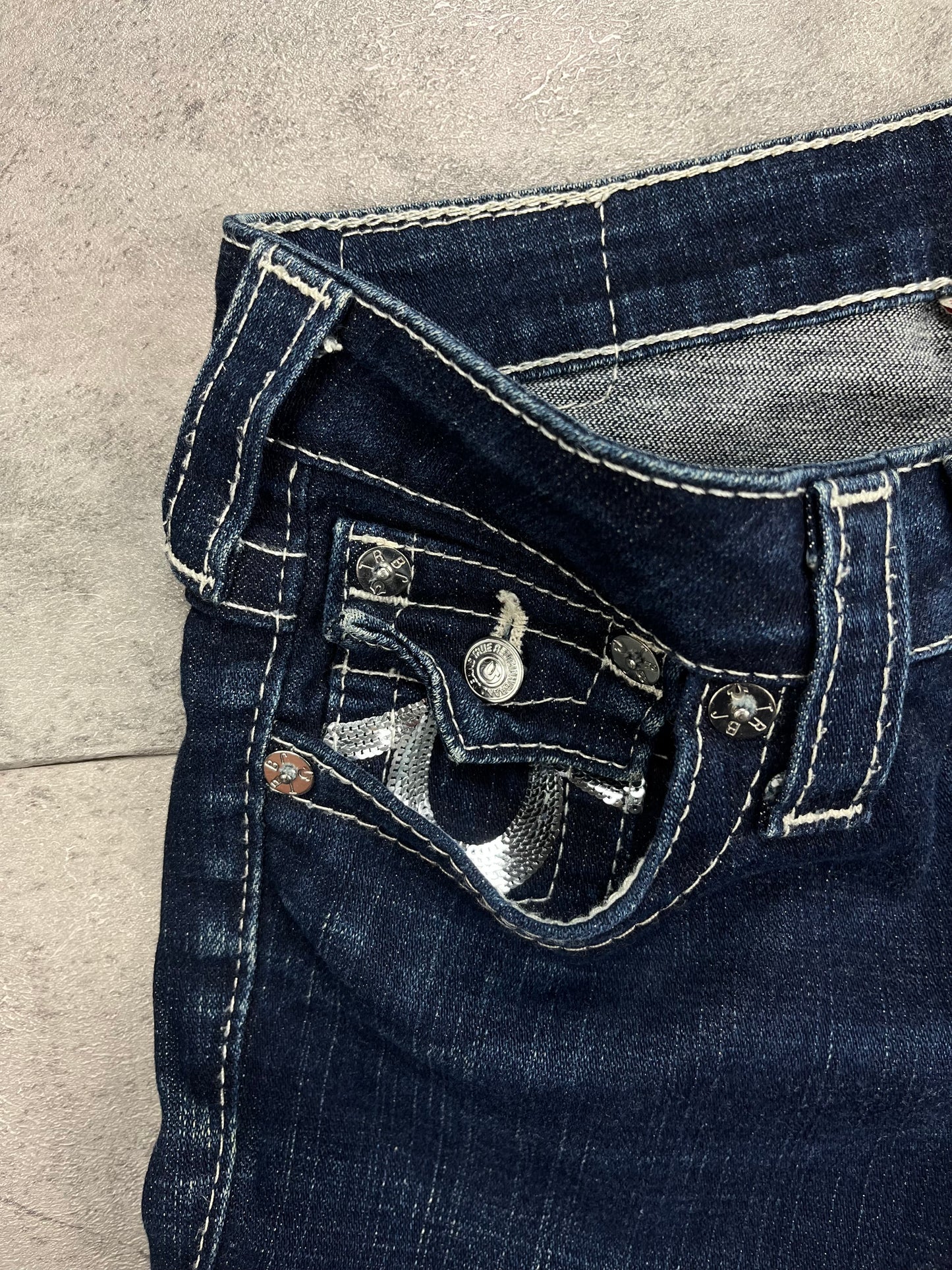 Vintage Y2K True Religion Bootcut Flared Low Waist Jeans