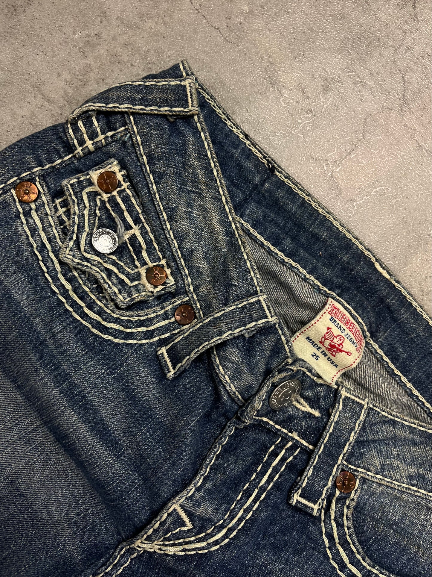 True Religion Bootcut Flared Y2k Jeans
