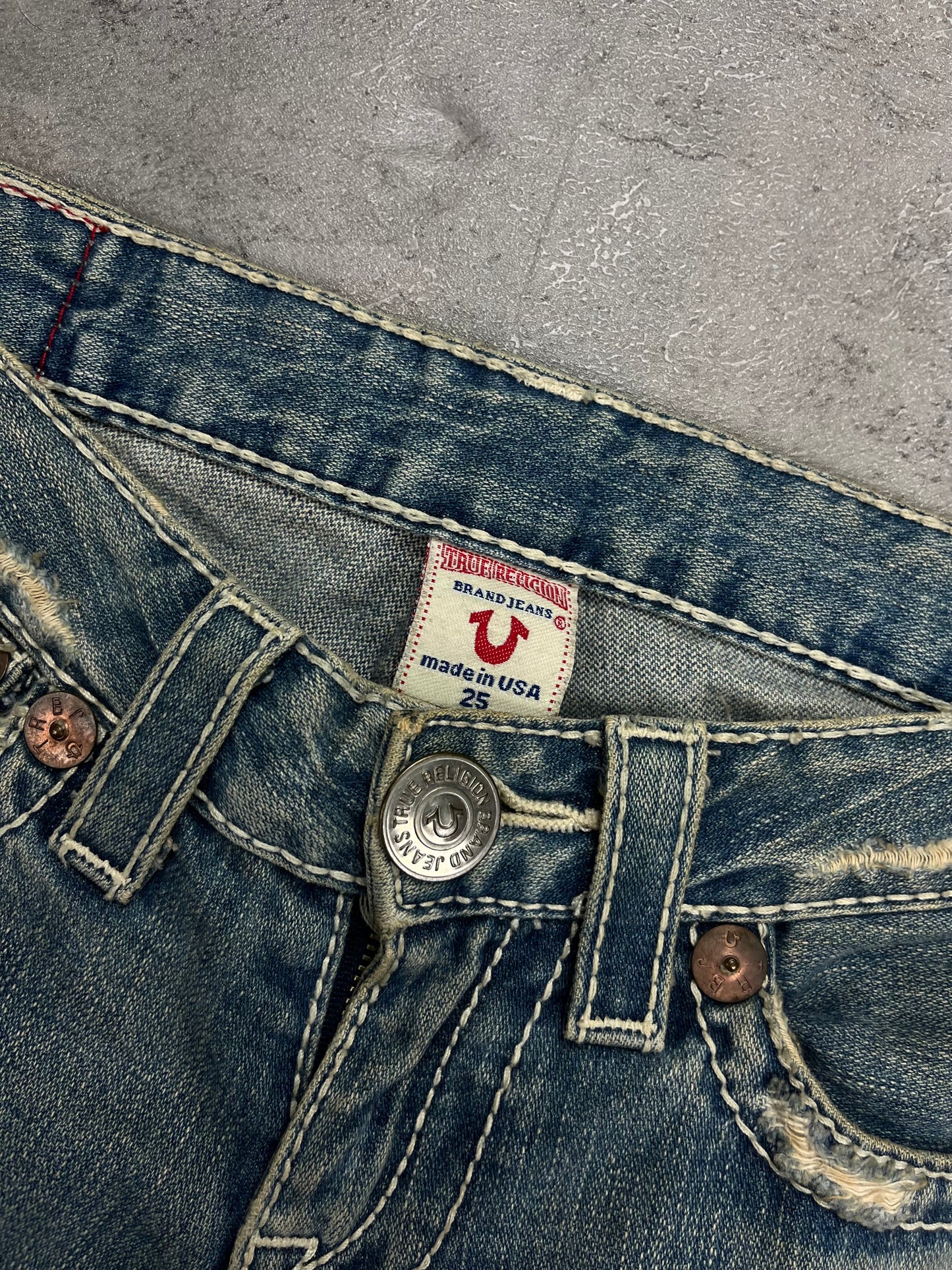 Vintage True Religion Jeans Low Waist Bootcut Flared Y2K