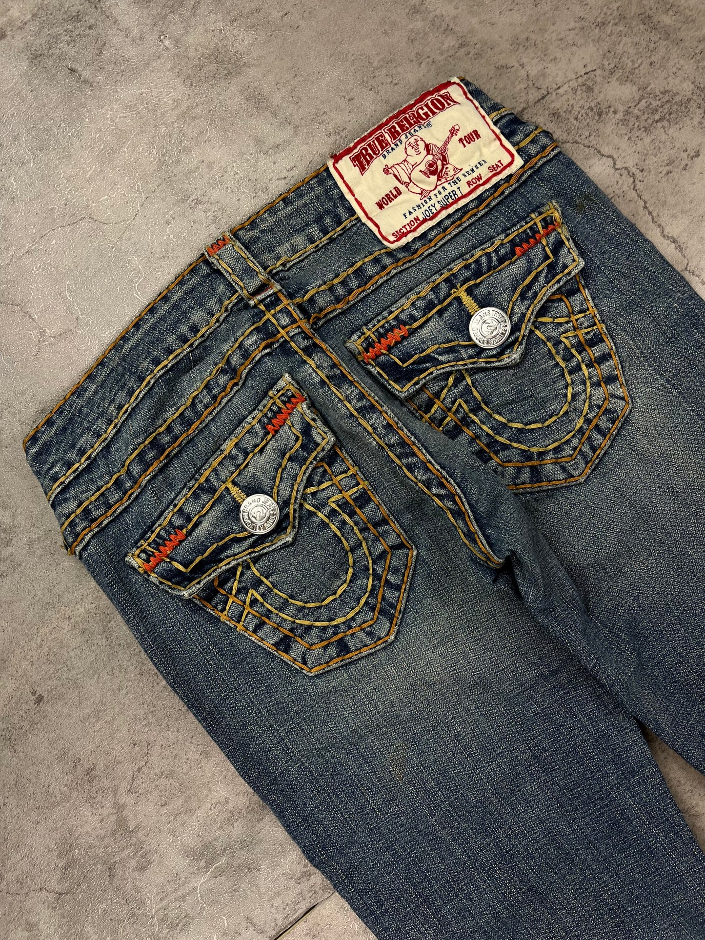 True Religion Lowwaist Y2k Vintage Bootcut Jeans Lowrise