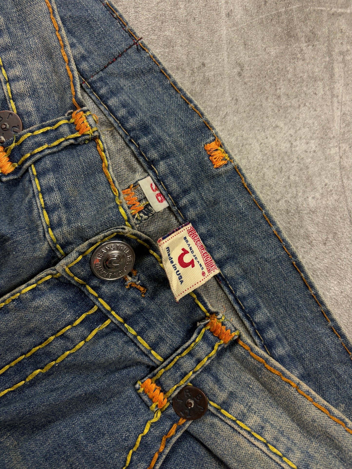 True Religion Flared Baggy Straight Y2k Jeans Vintage