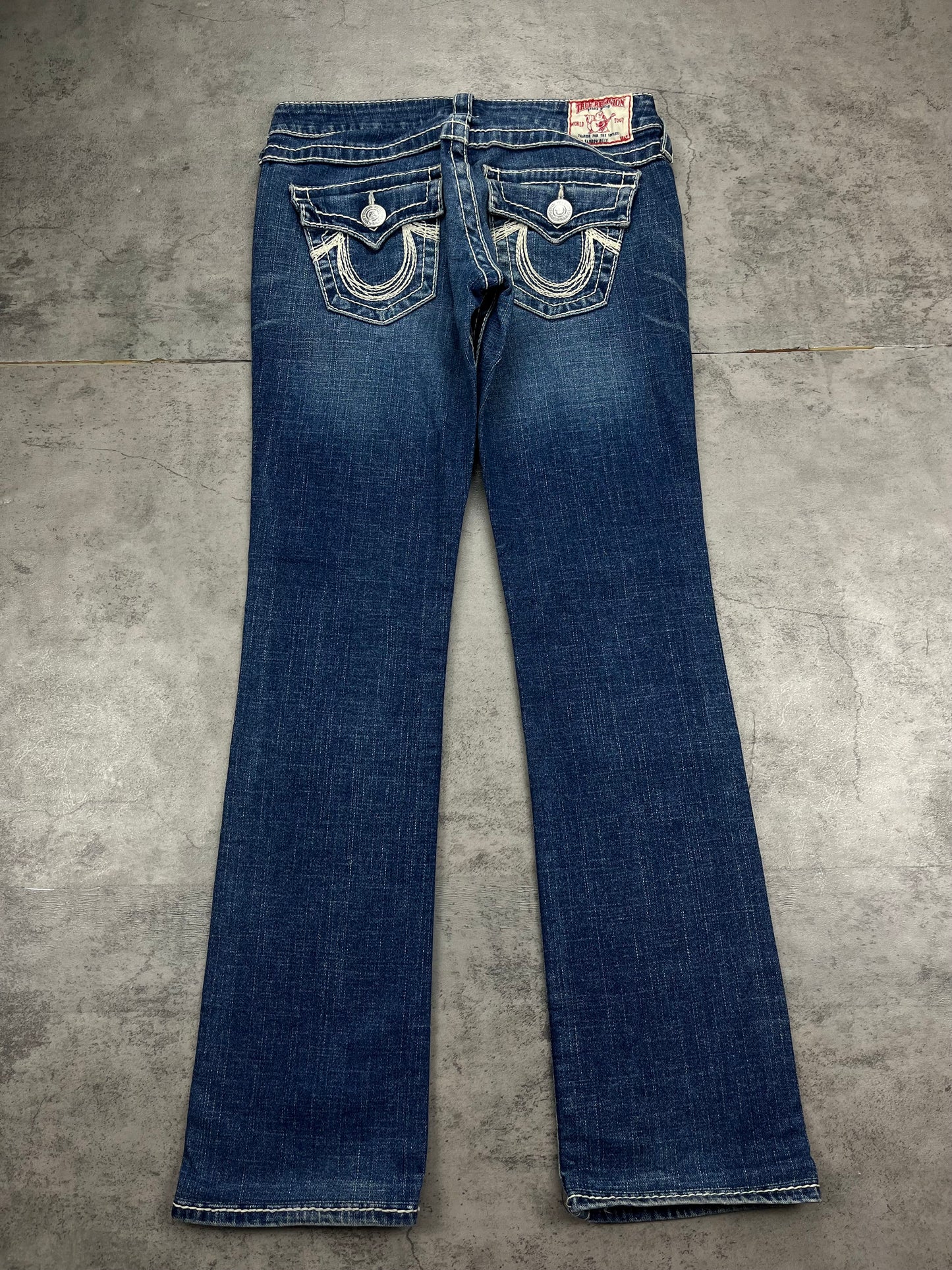 True Religion Y2K Retro Bootcut Low Rise Flare Vintage Jeans