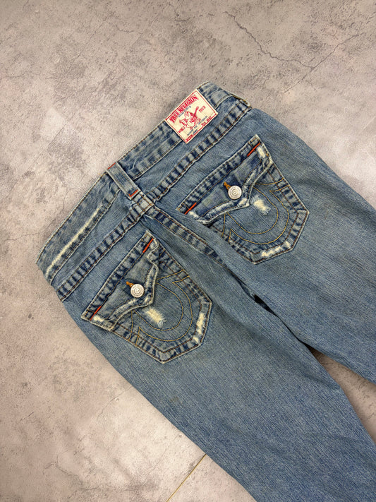 Vintage True Religion Distressed Y2k Lowwaist Jeans