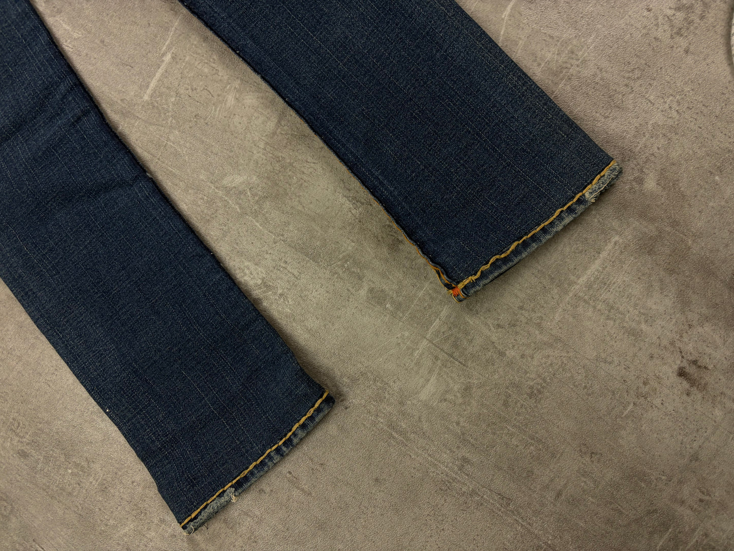 True Religion Jeans Vintage Dicke Nähte Low Waist