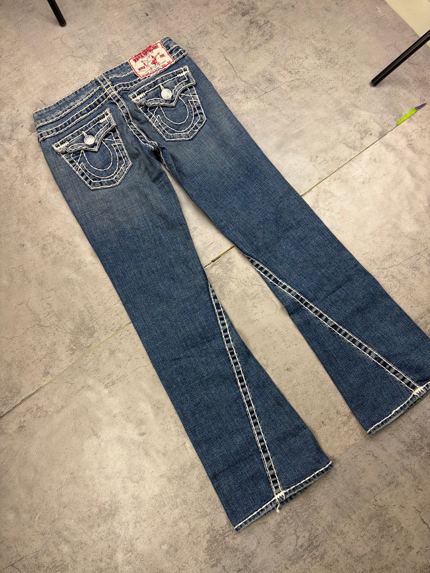 True Religion Denim Bootcut Low Rise Jeans