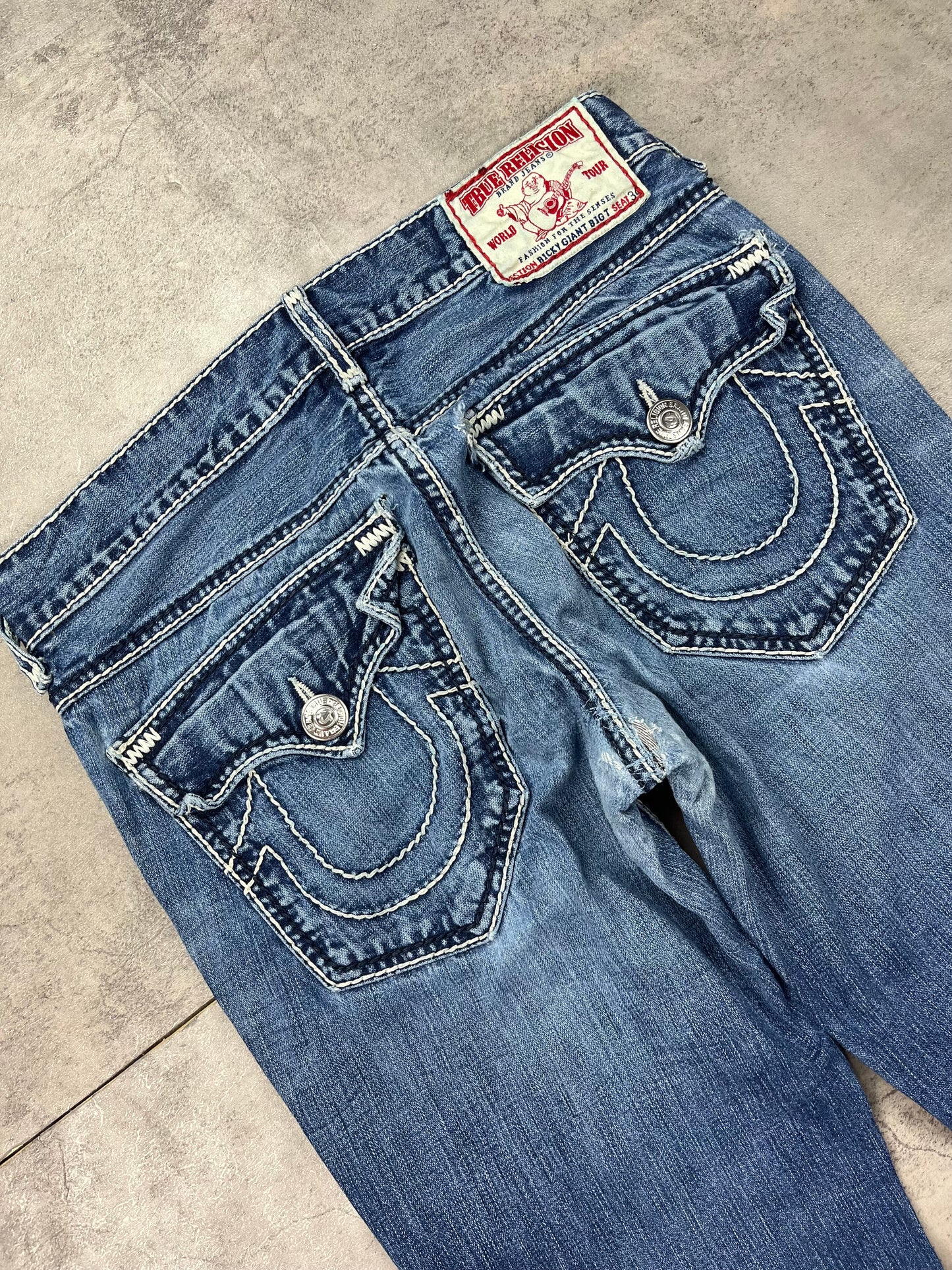 Vintage Y2k Baggy True Religion Jeans