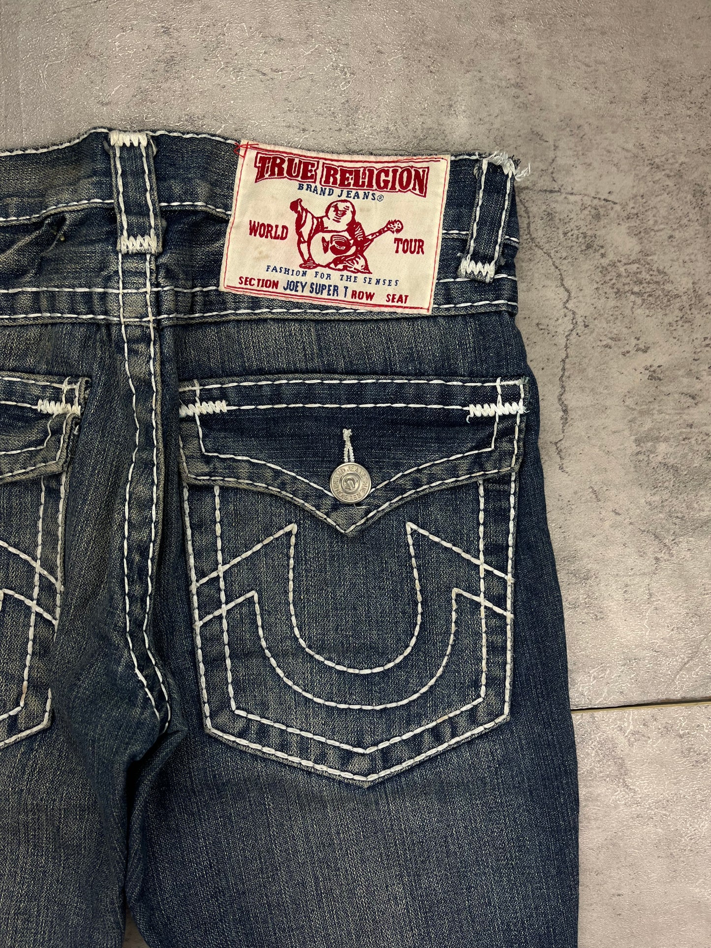 Y2K Retro True Religion Bootcut Flare Jeans Low Rise Vintage