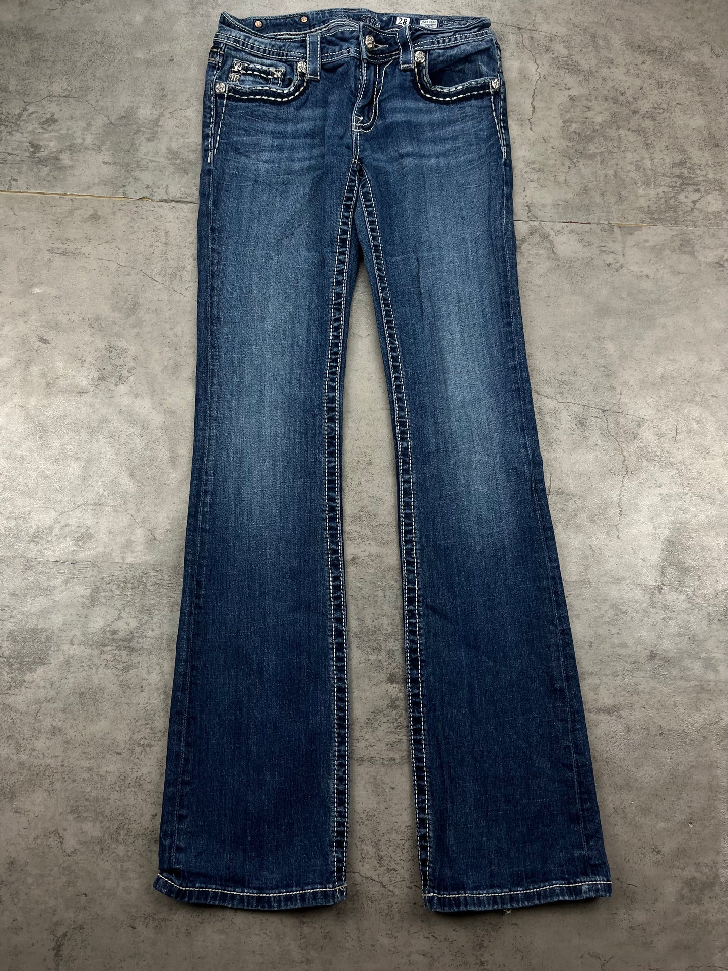 Miss me Lowwaist Bootcut Flared Y2k Jeans
