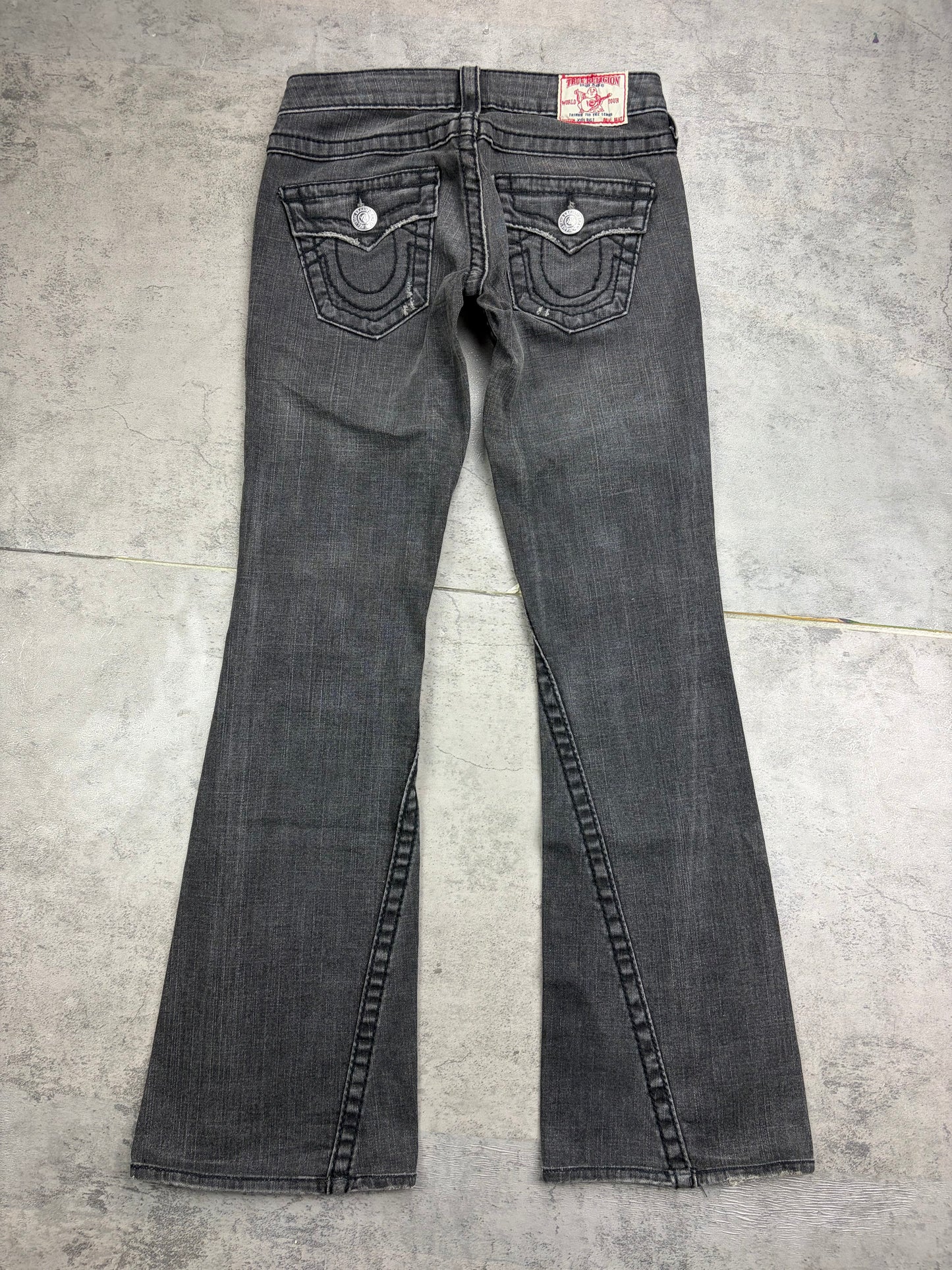 Vintage True Religion Lowrise Flared Lowwaist Bootcut Y2k Jeans