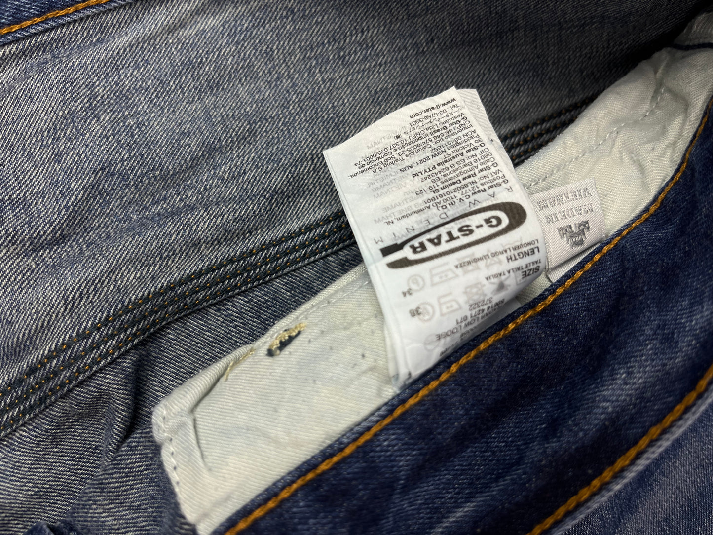 Vintage G-Star Raw Y2k Baggy Pasha Style Jeans