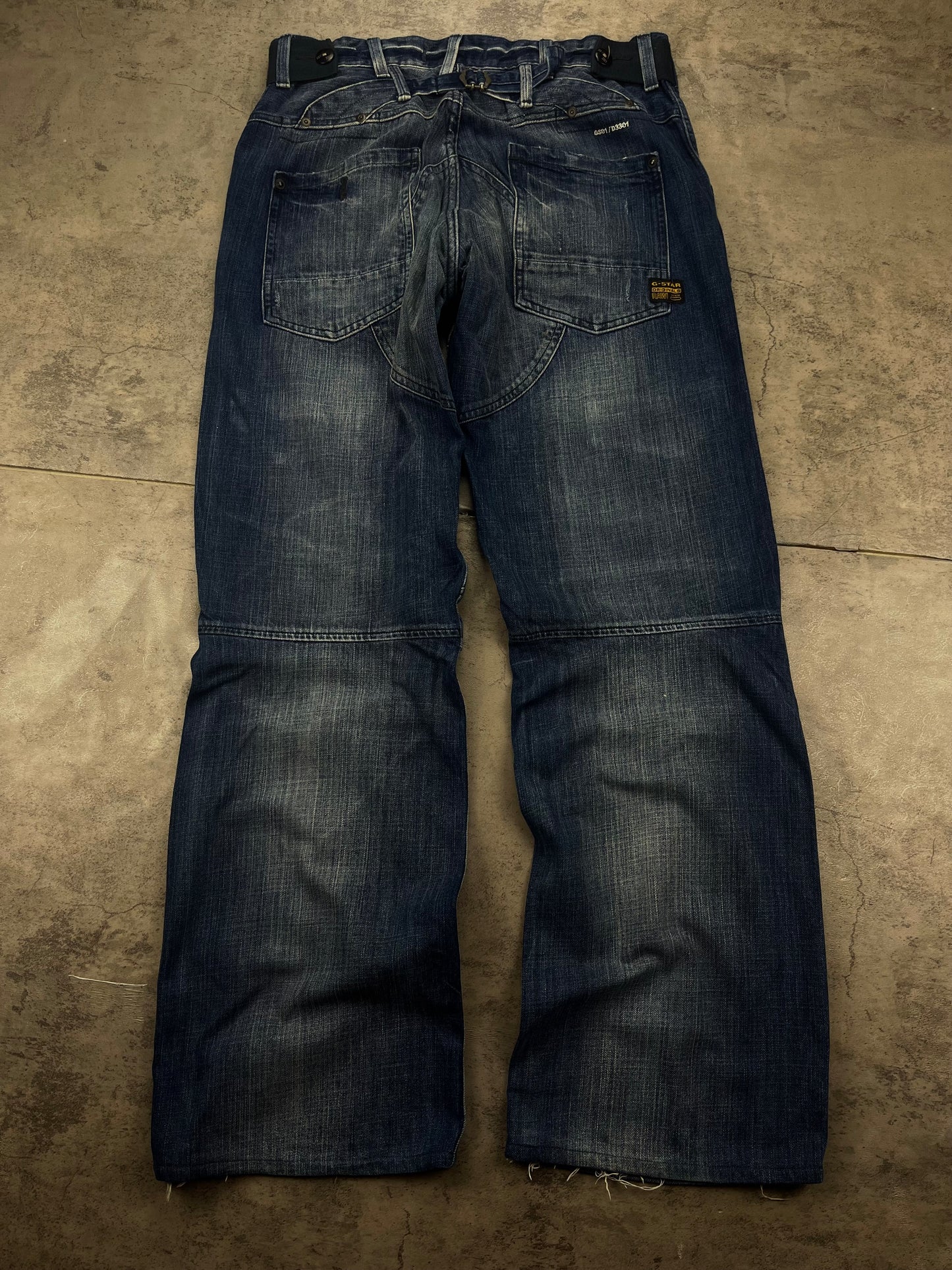 Vintage G-Star RAW Baggy Washed Y2k Pasha Style Jeans