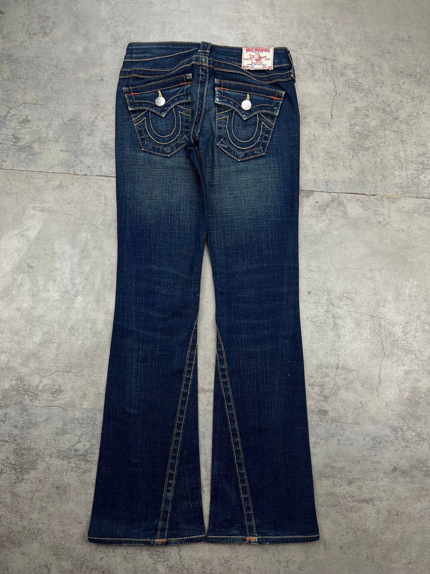 Vintage Bootcut True Religion Flared Y2k Jeans Lowwaist