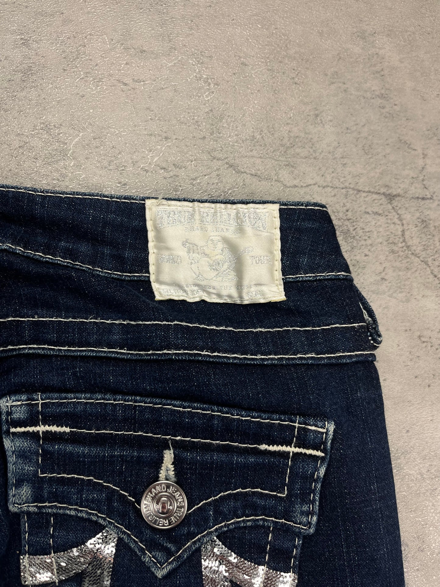 Vintage Y2K True Religion Bootcut Flared Low Waist Jeans