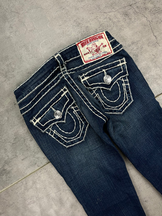 Rare Vintage True Religion Jeans Y2K Bootcut Low Rise Flared