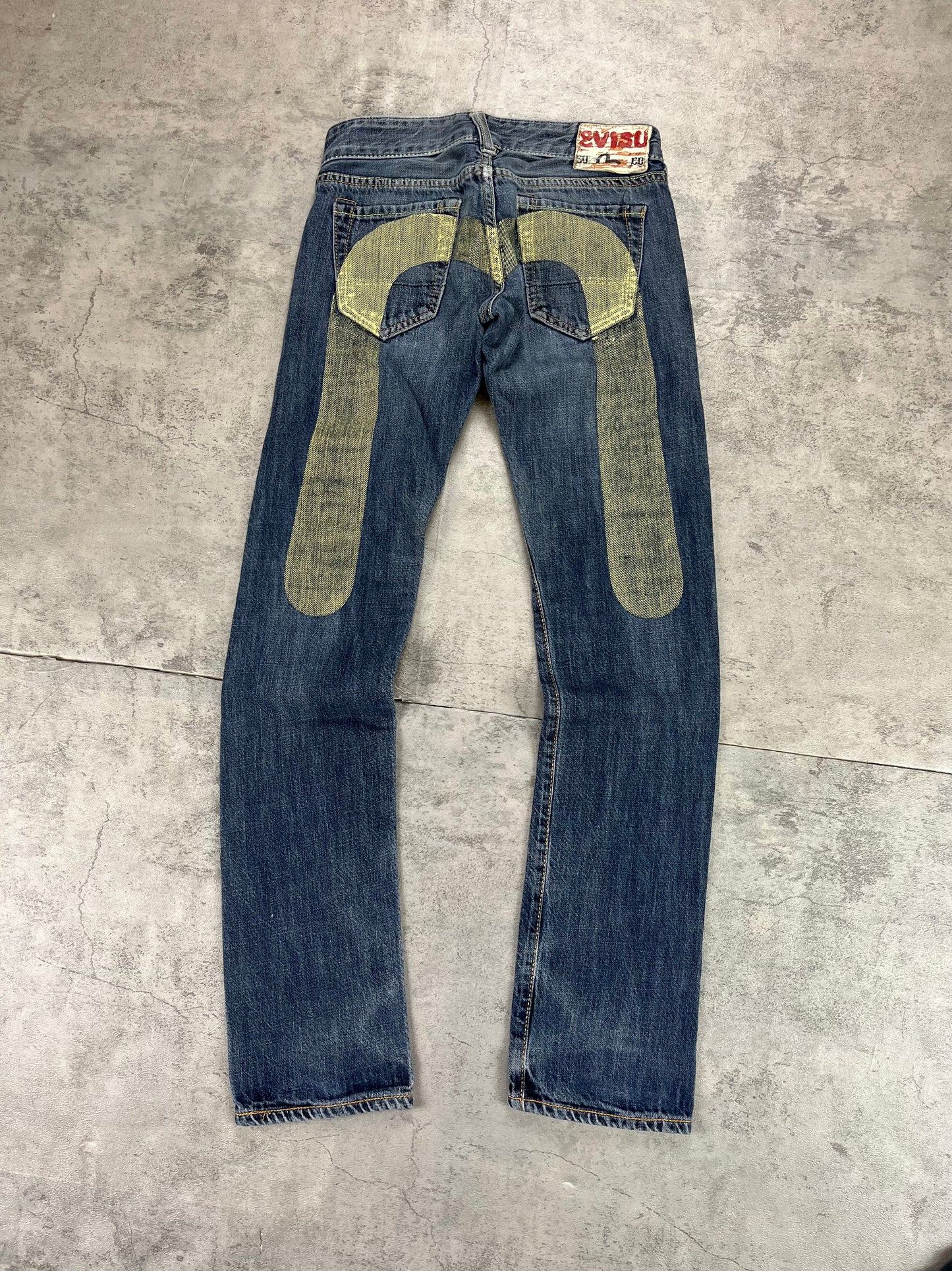 Vintage Y2k Evisu Straight Jeans W27