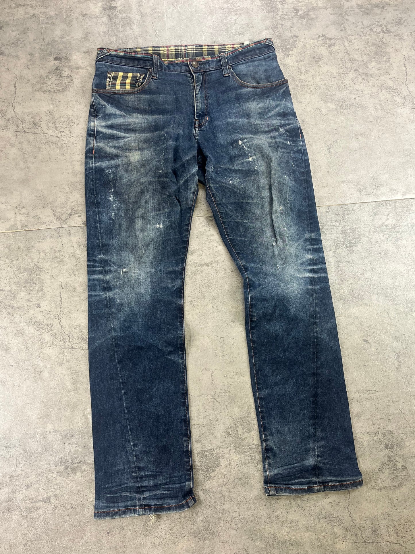 Vintage Y2k Evisu Straight Jeans W34