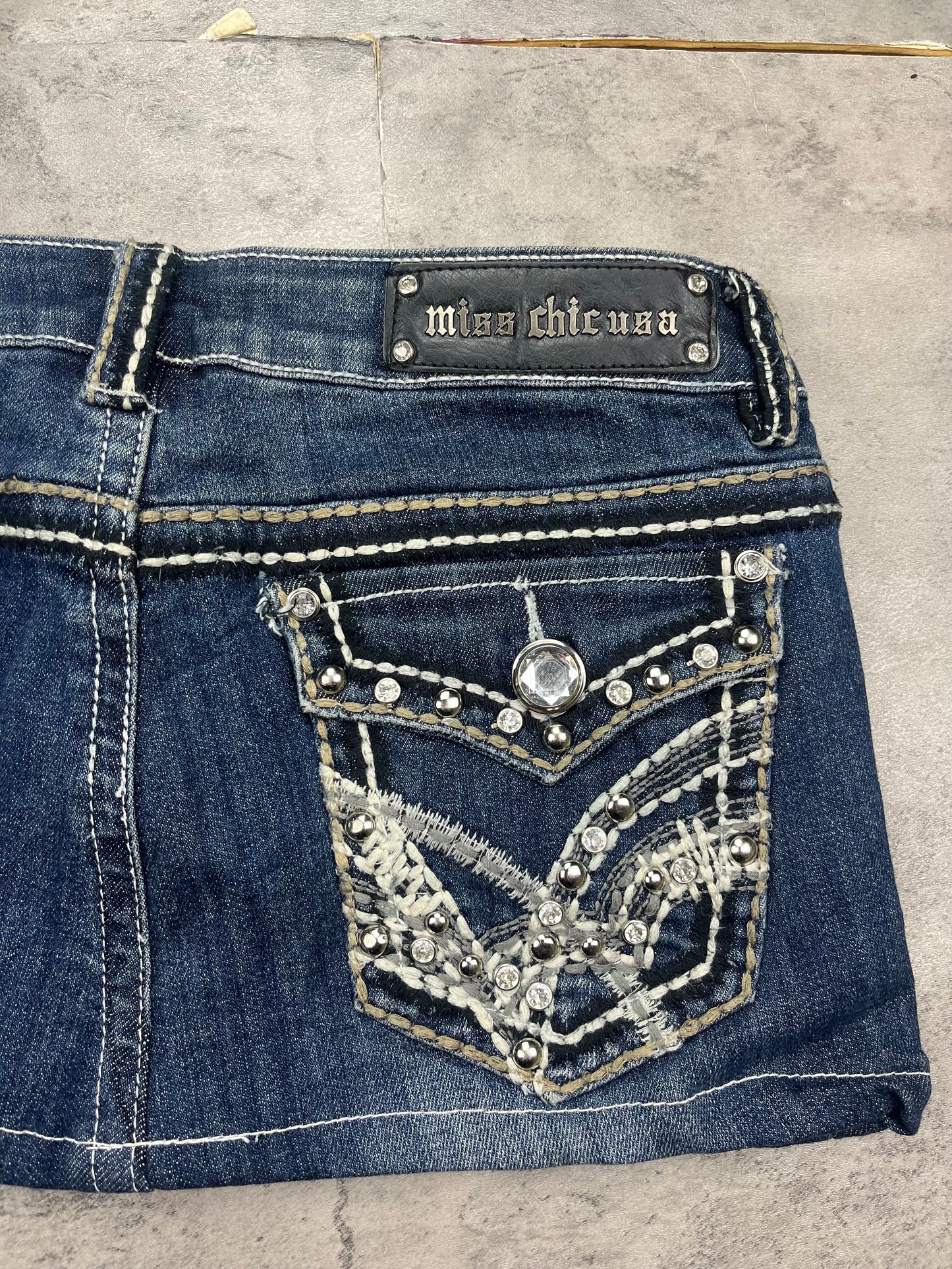 Mini Miss chic USA rock Y2k Vintage