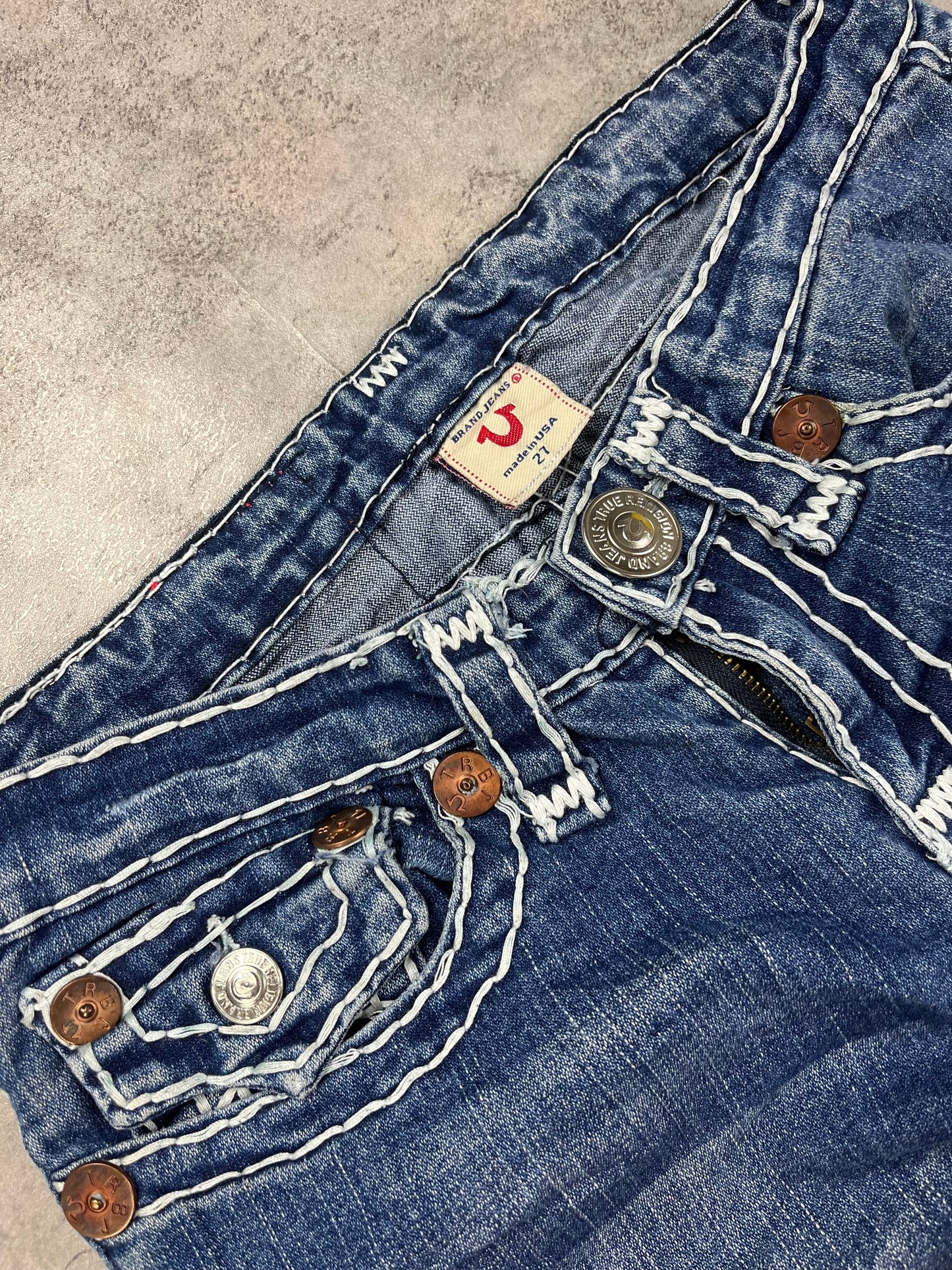 Vintage Y2k Straight Bootcut True Religion Jeans