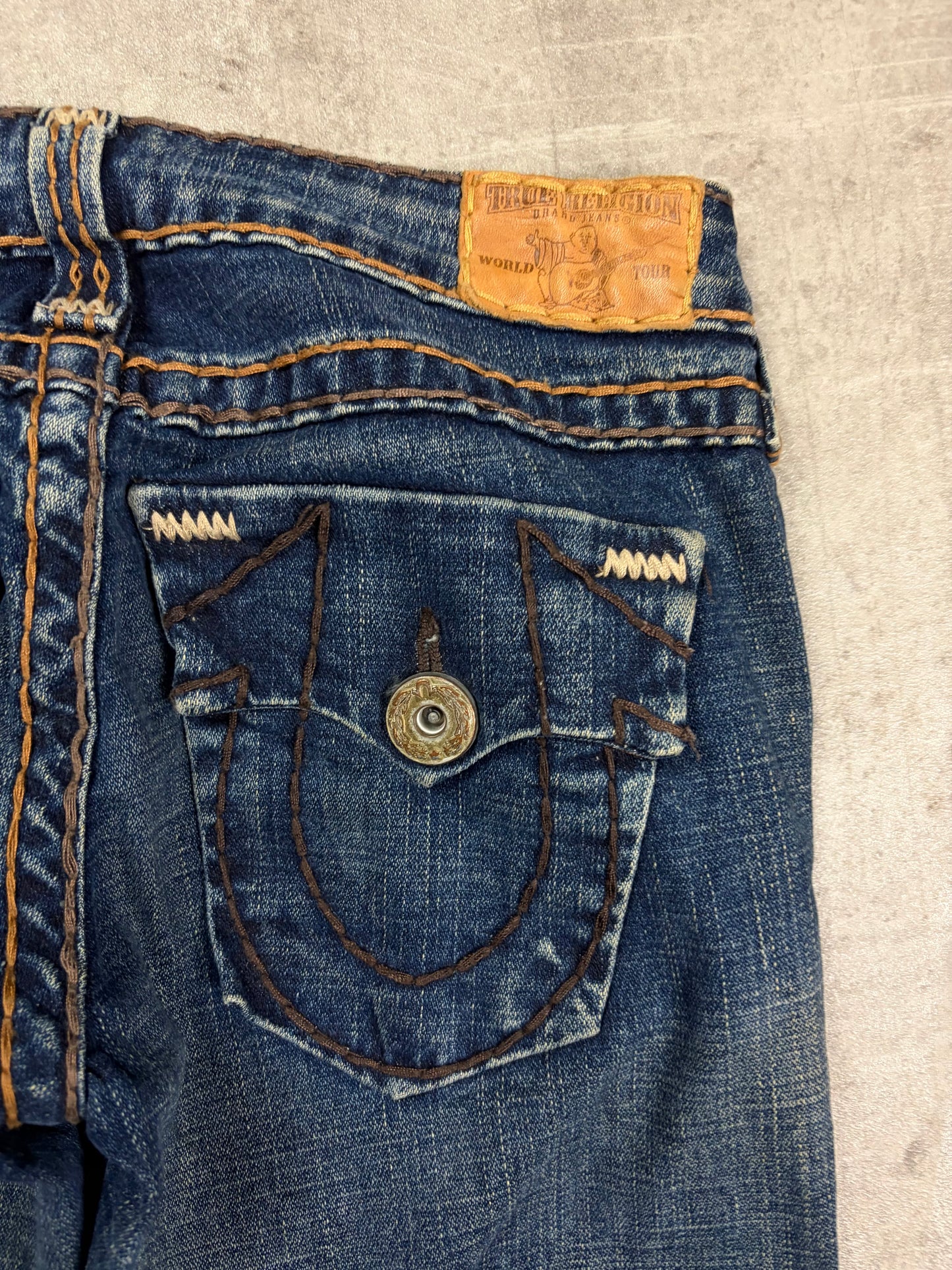 true religion jeans vintage low waist bootcut y2k