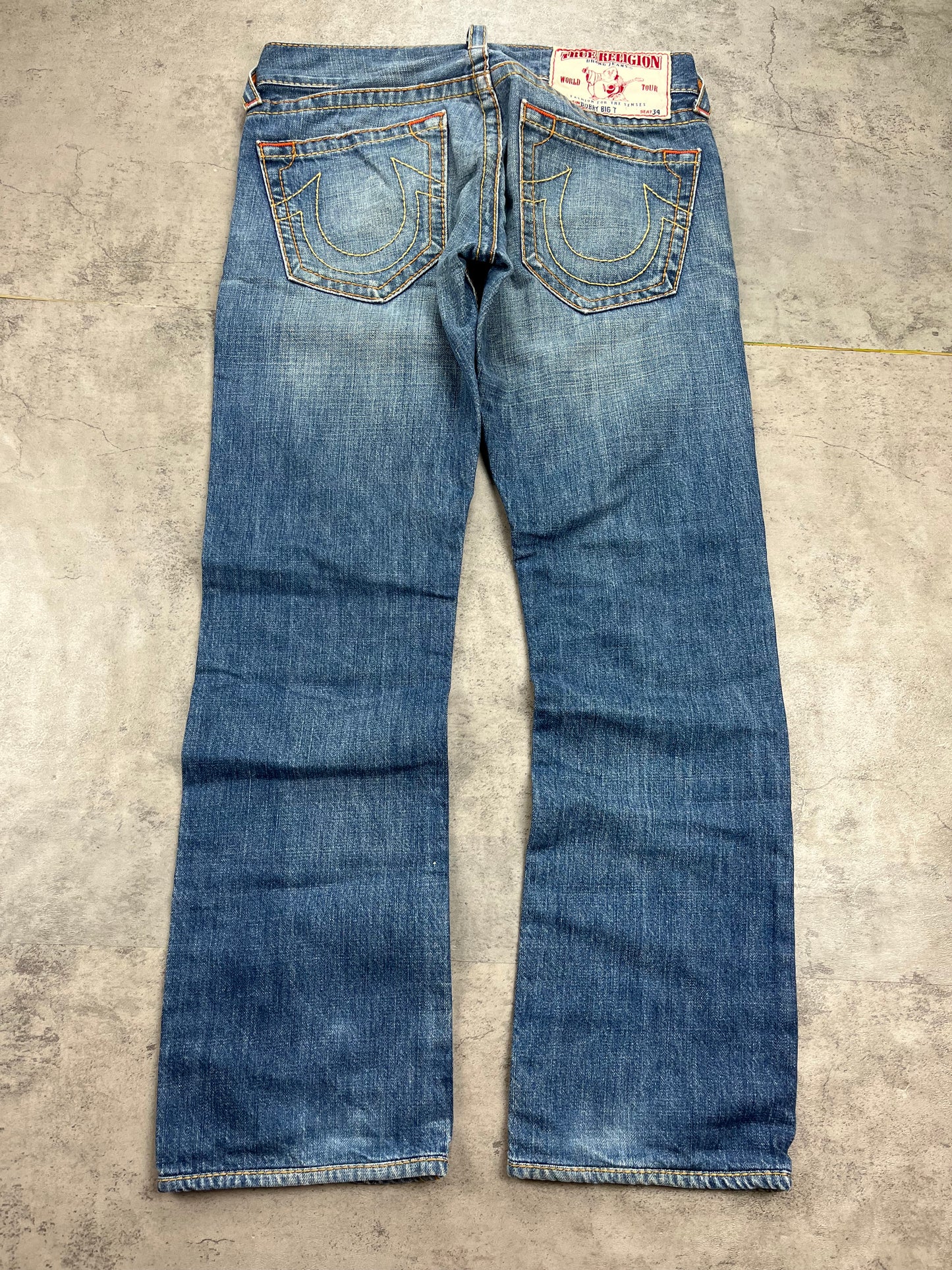 Vintage True Religion Booby Big T Baggy Jeans