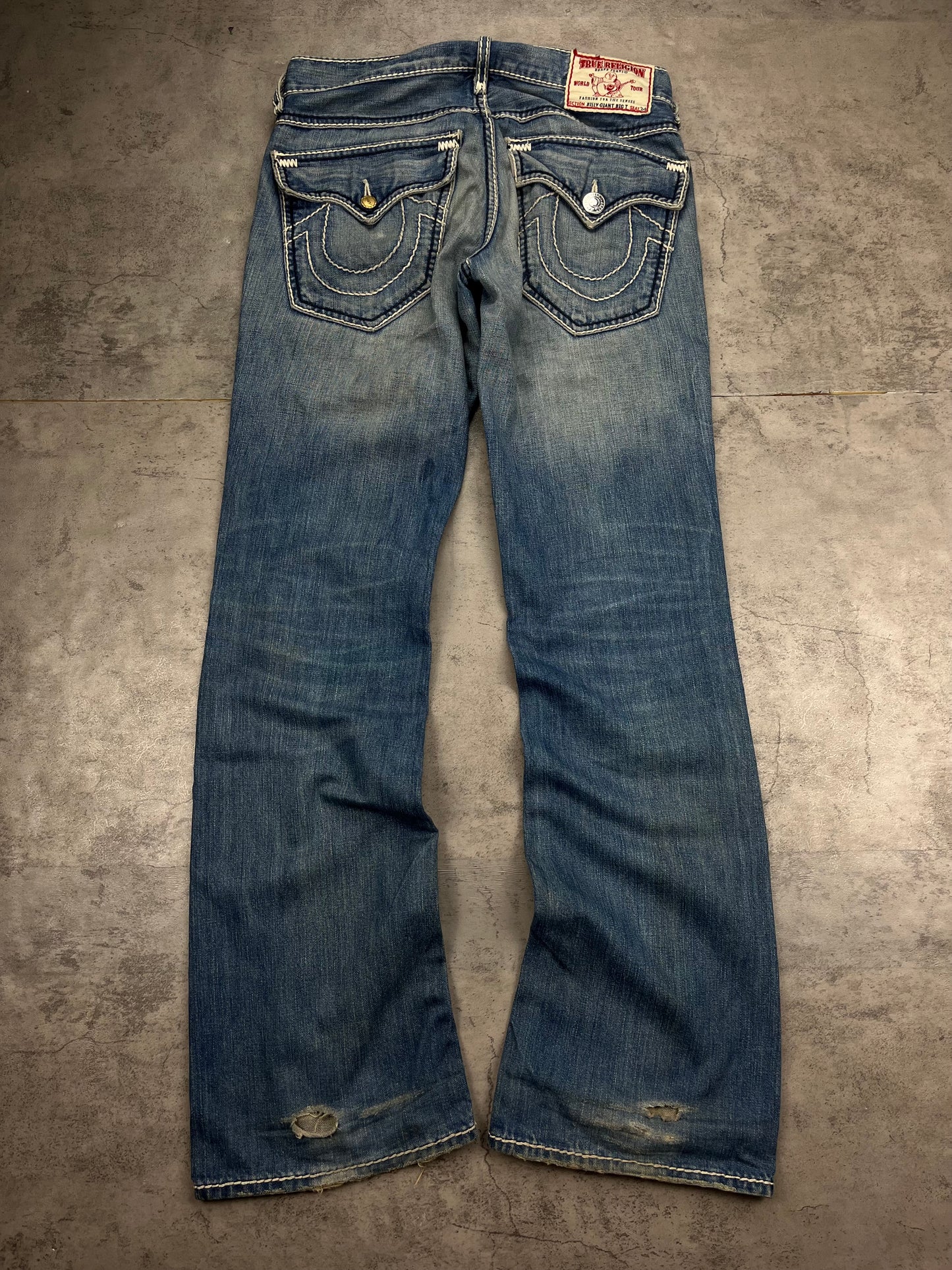 Vintage Y2K True Religion Men Bootcut Low Waist Denim Rare