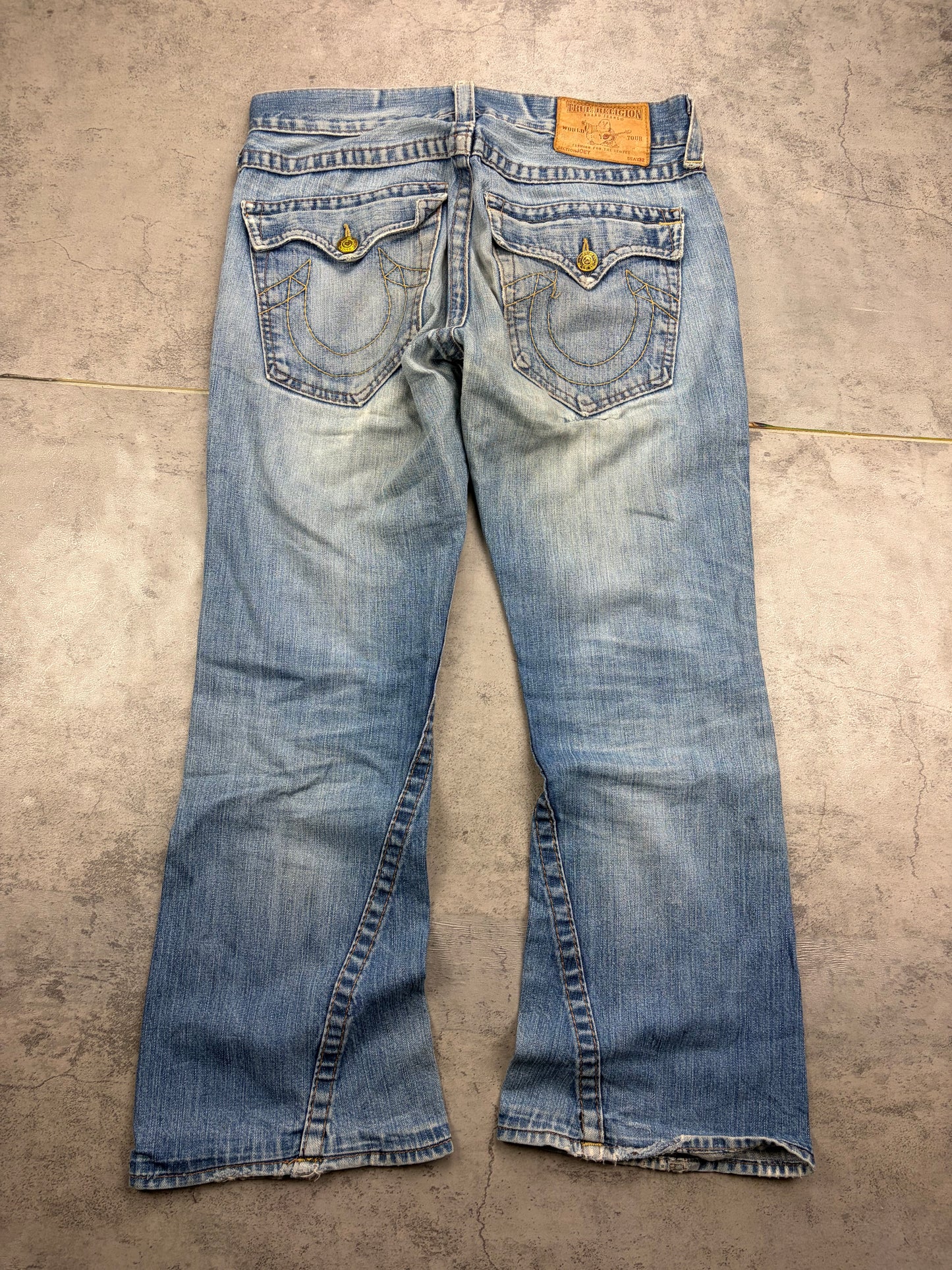 True Religion Low Rise Bootcut Denim