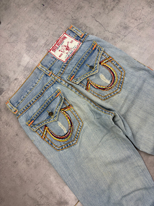 True Religion Flared Baggy Bootcut Jeans