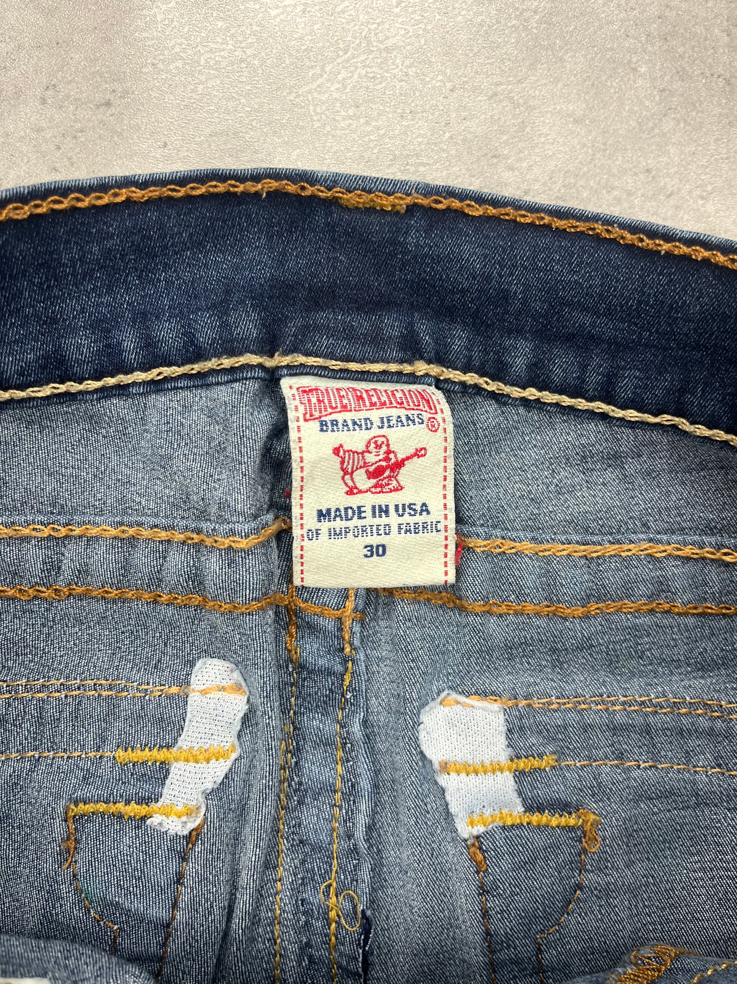 Mini Vintage Y2k True Religion Jeans Rock