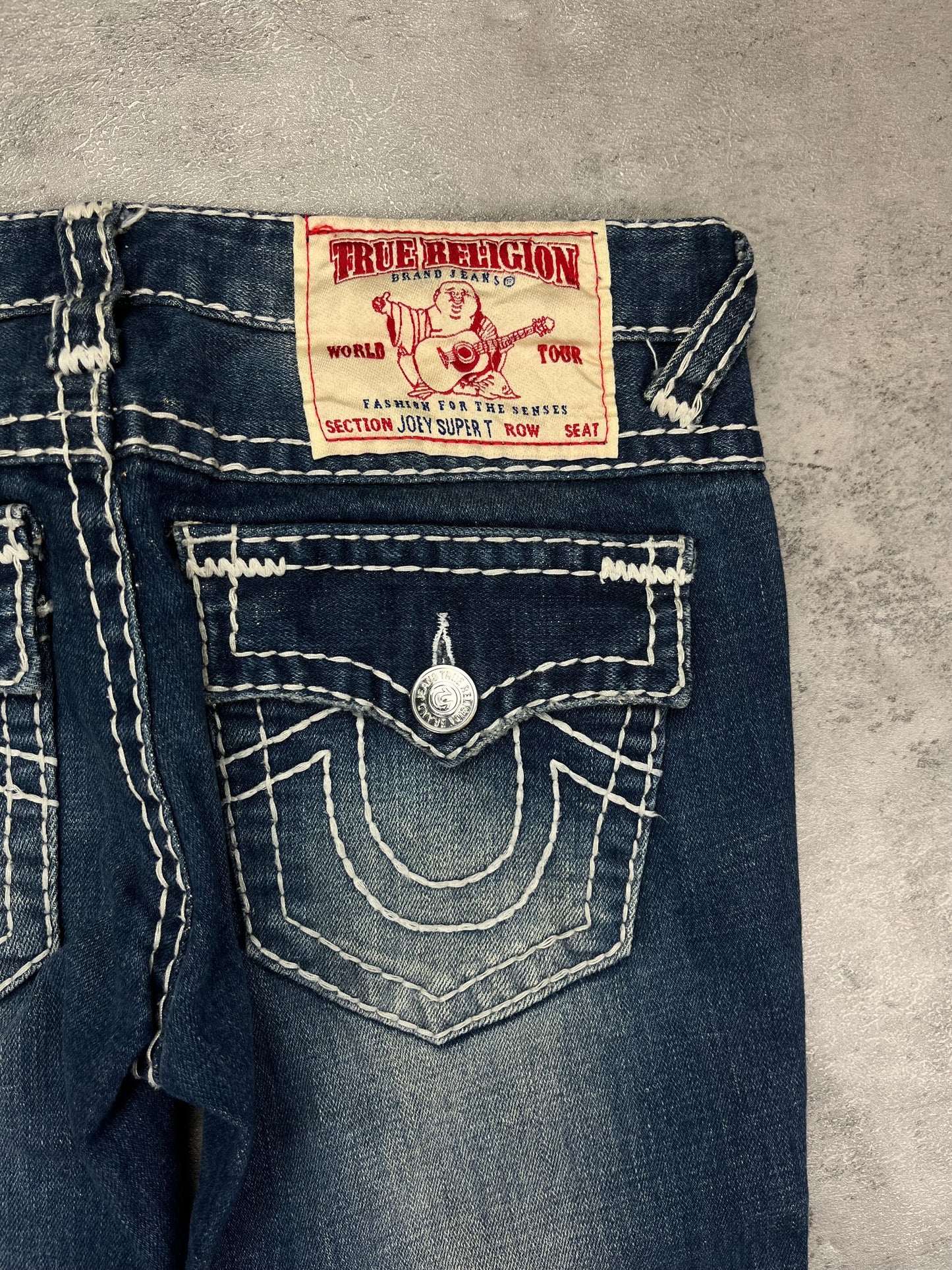 Rare True Religion Bootcut Jeans Y2K Flared Low Waist Denim