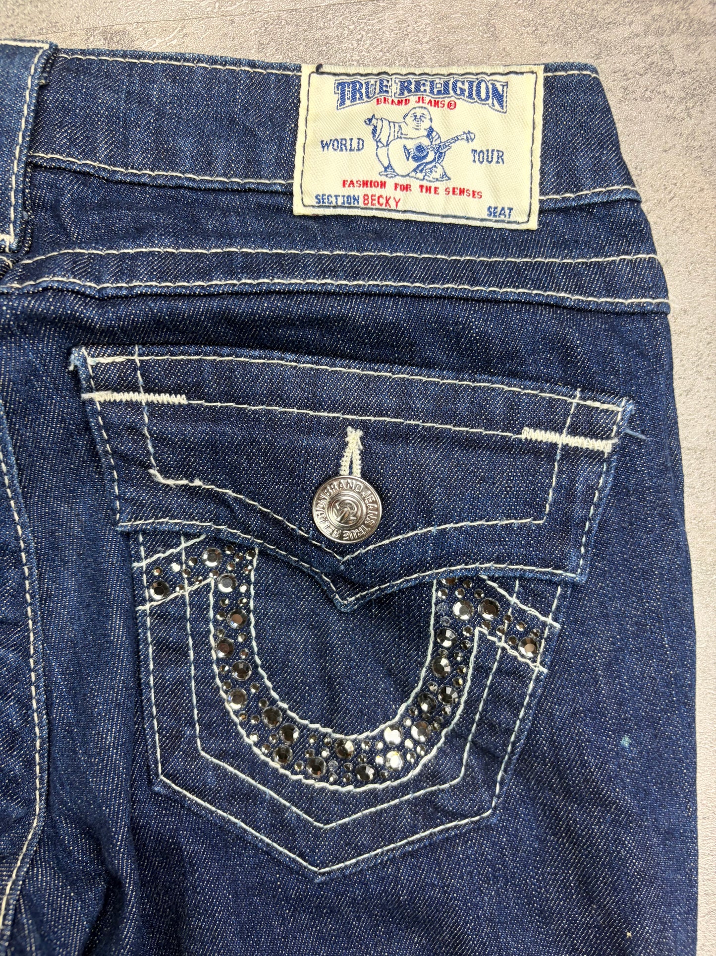 True Religion Bootcut Jeans Low Waist