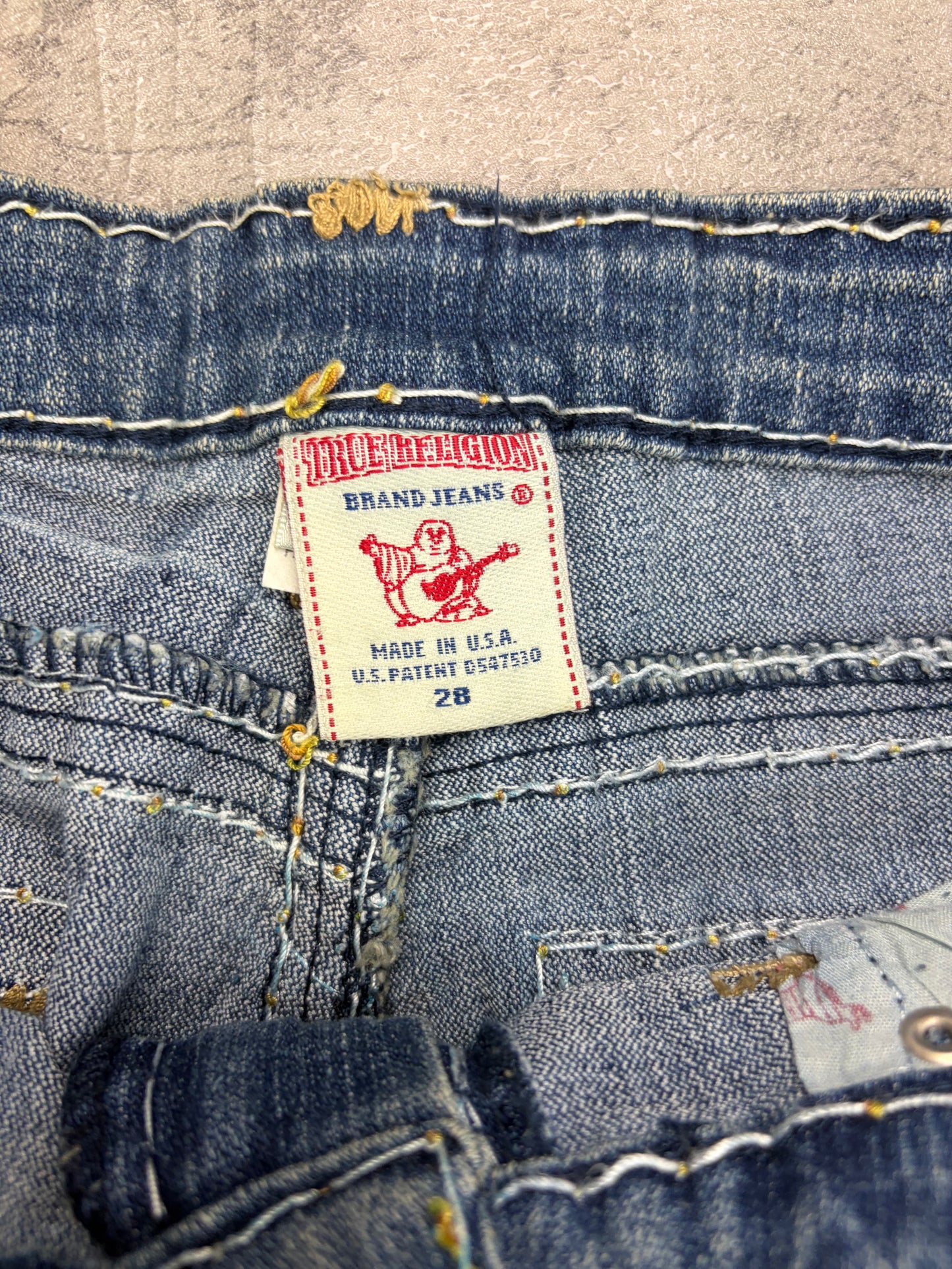 True Religion Denim Low Rise Flared Jeans