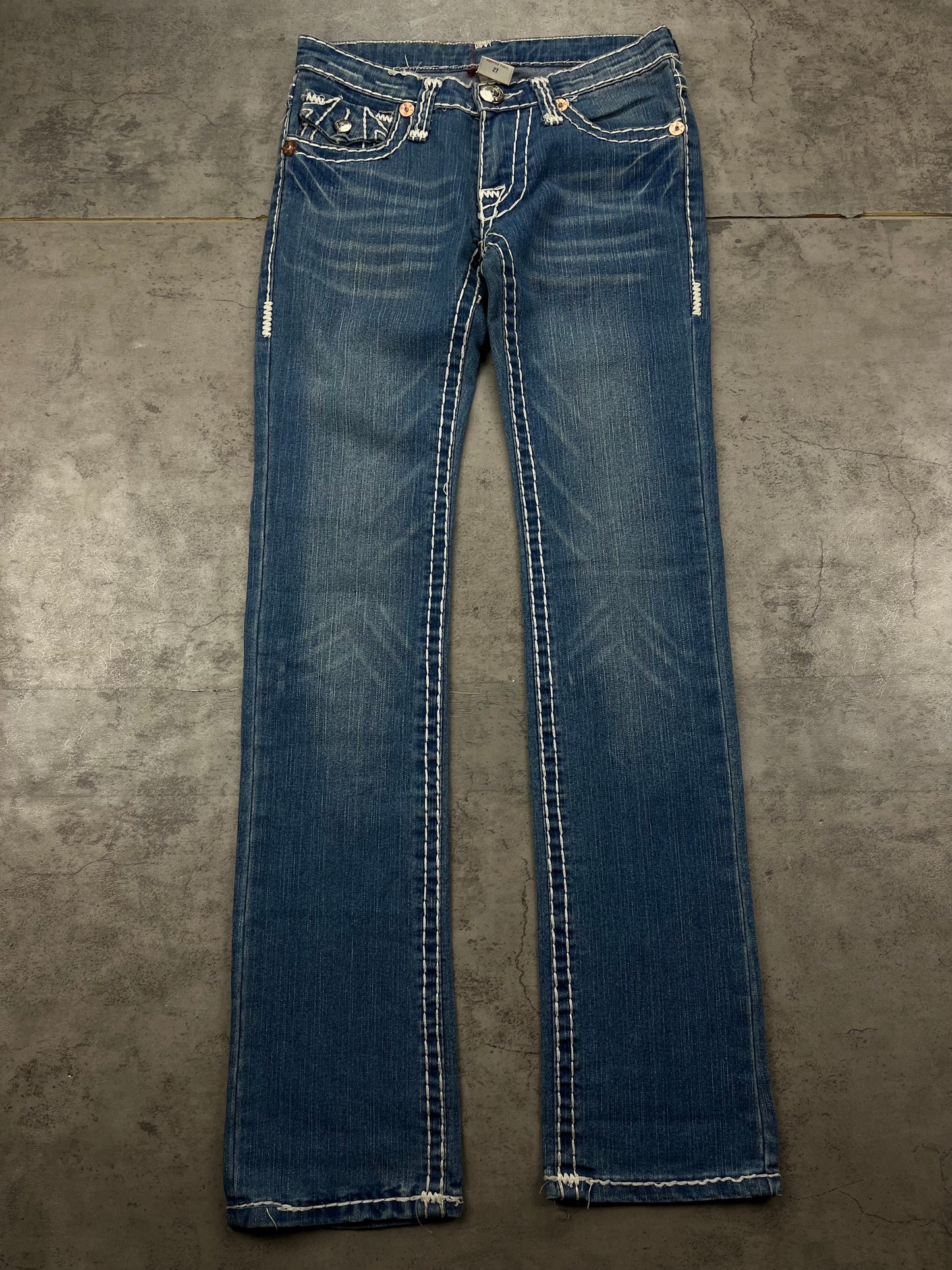 Lowwaist True Religion Bootcut Flared Vintage Jeans