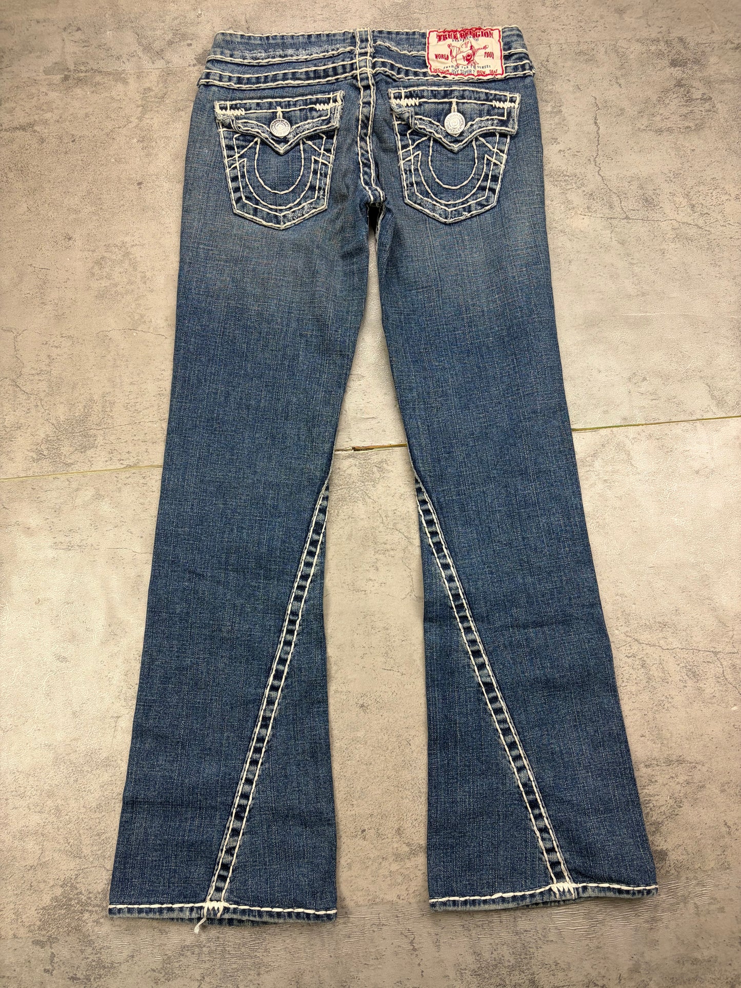 True Religion Denim Bootcut Low Rise Jeans