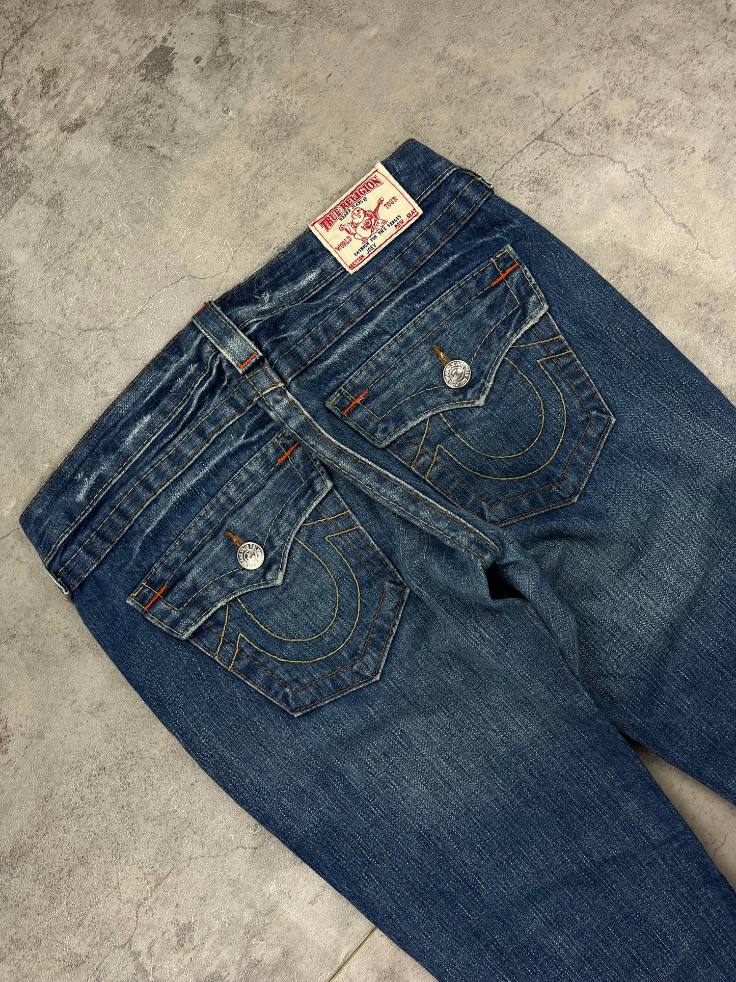 True Religion Denim Vintage Low Waist Bootcut Y2K Flared Jeans