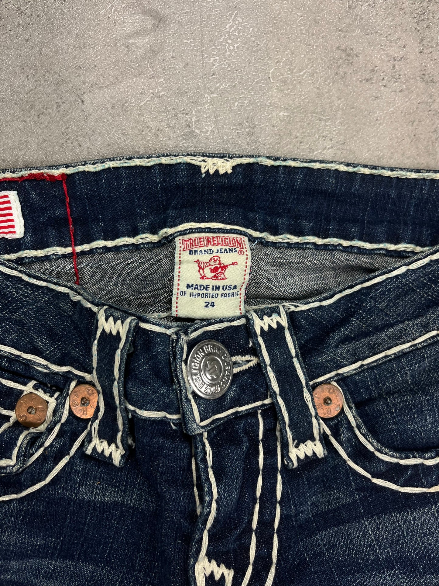 Rare Vintage True Religion Jeans Y2K Bootcut Low Rise Flared