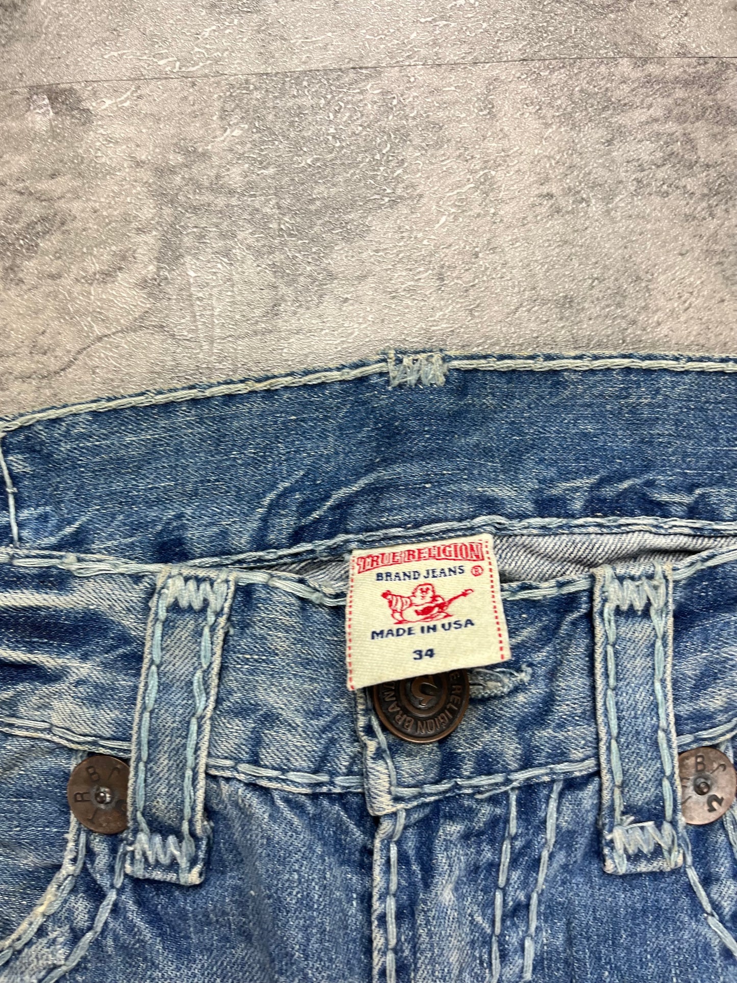 Rare True Religion Grand Jeans Baggy Straight