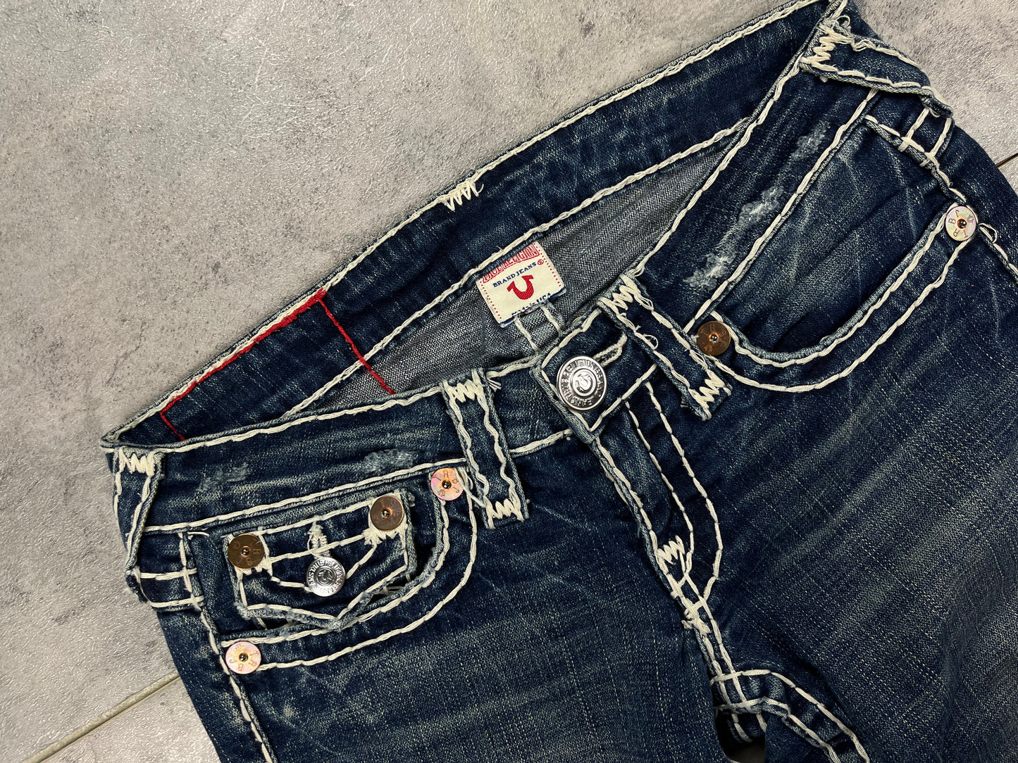 Lowwaist True Religion Bootcut Jeans Vintage Y2k