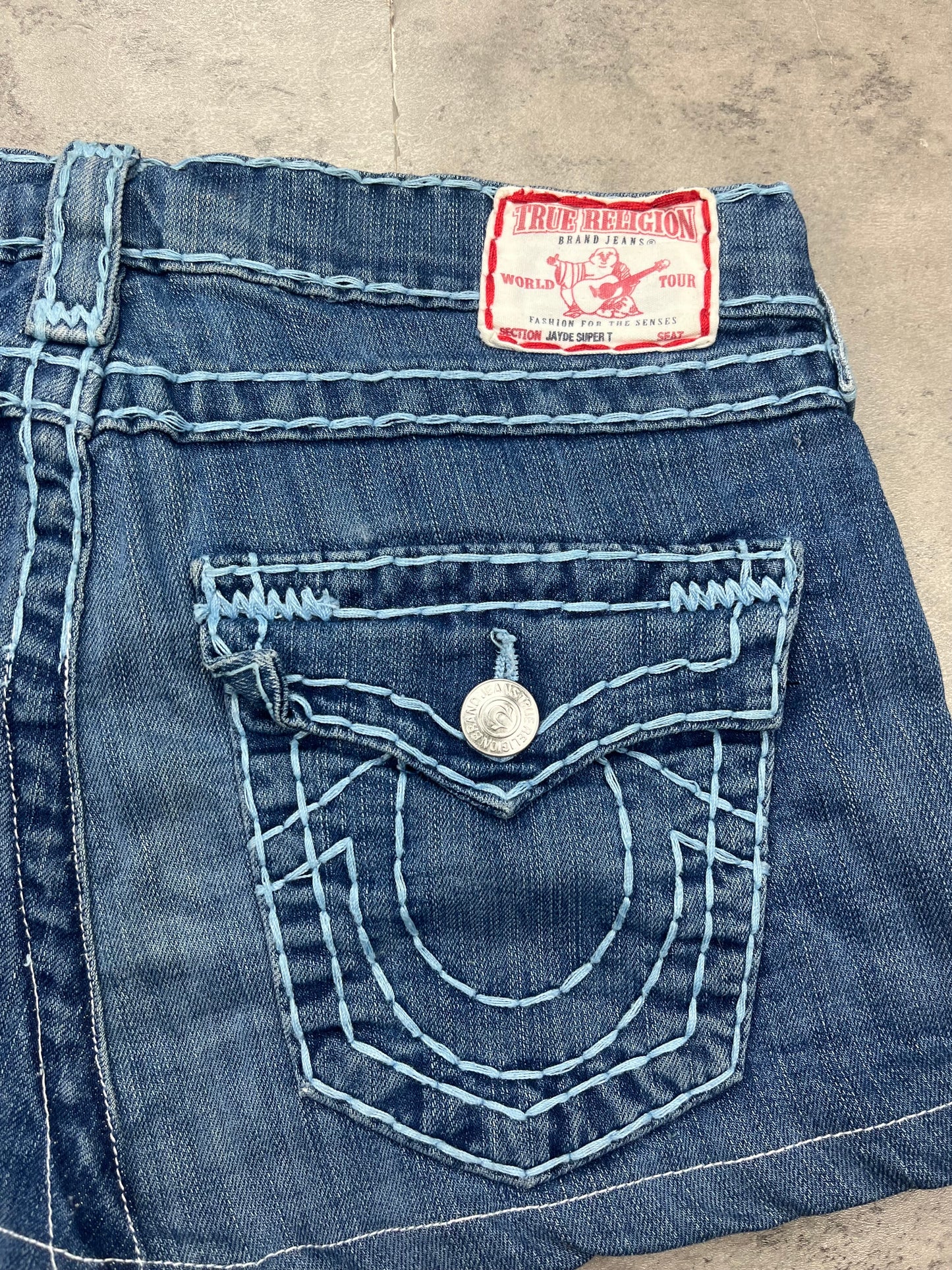 Mini True Religion Jeans Rock Skirt