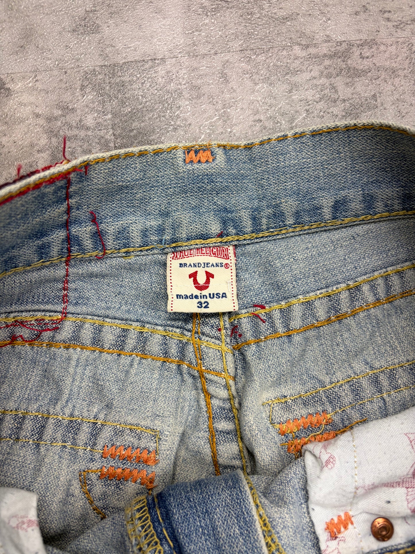 True Religion Flared Baggy Bootcut Jeans